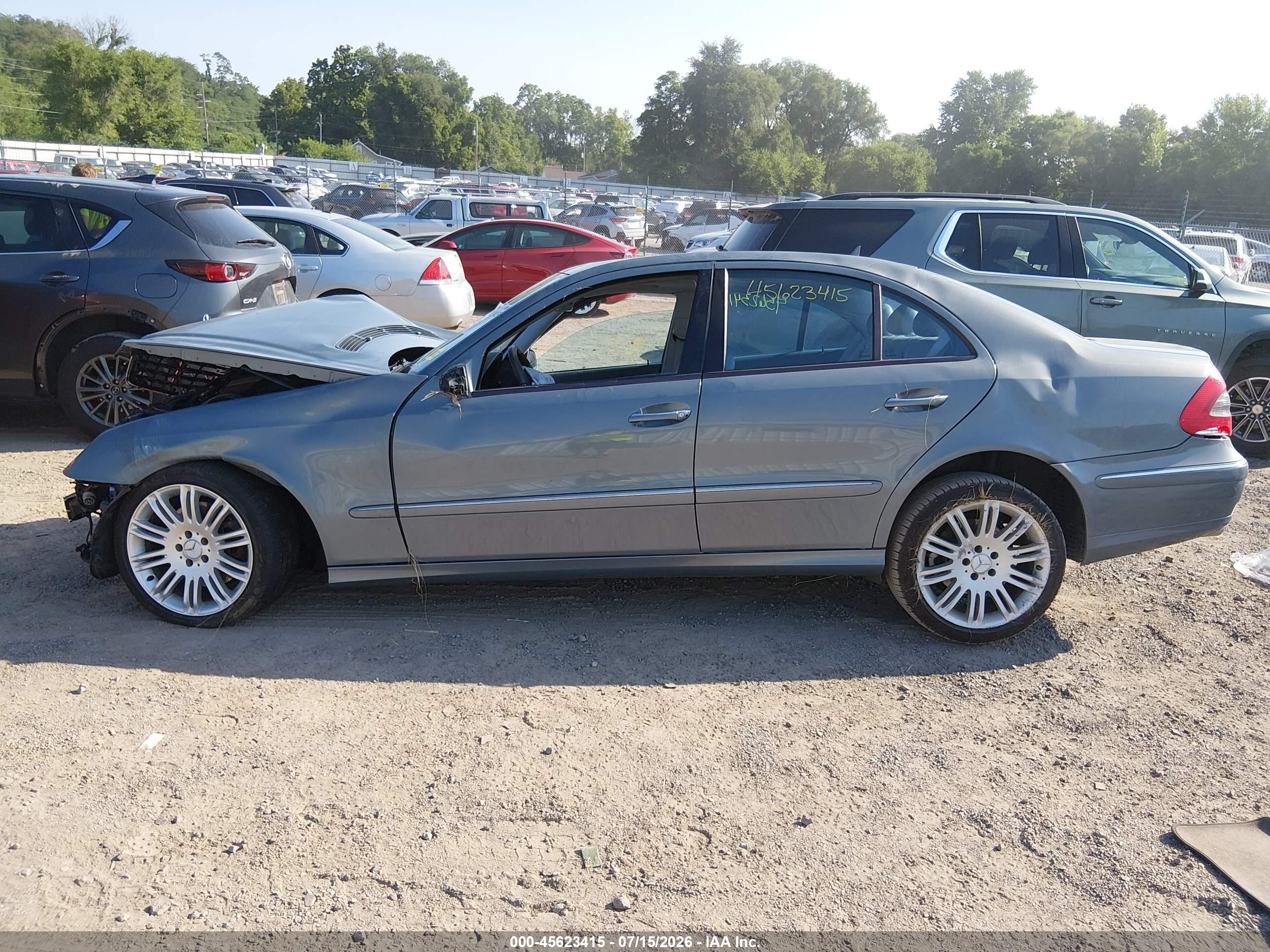 2007 Mercedes-benz E 350 4matic Синий vin: WDBUF87X57B154668