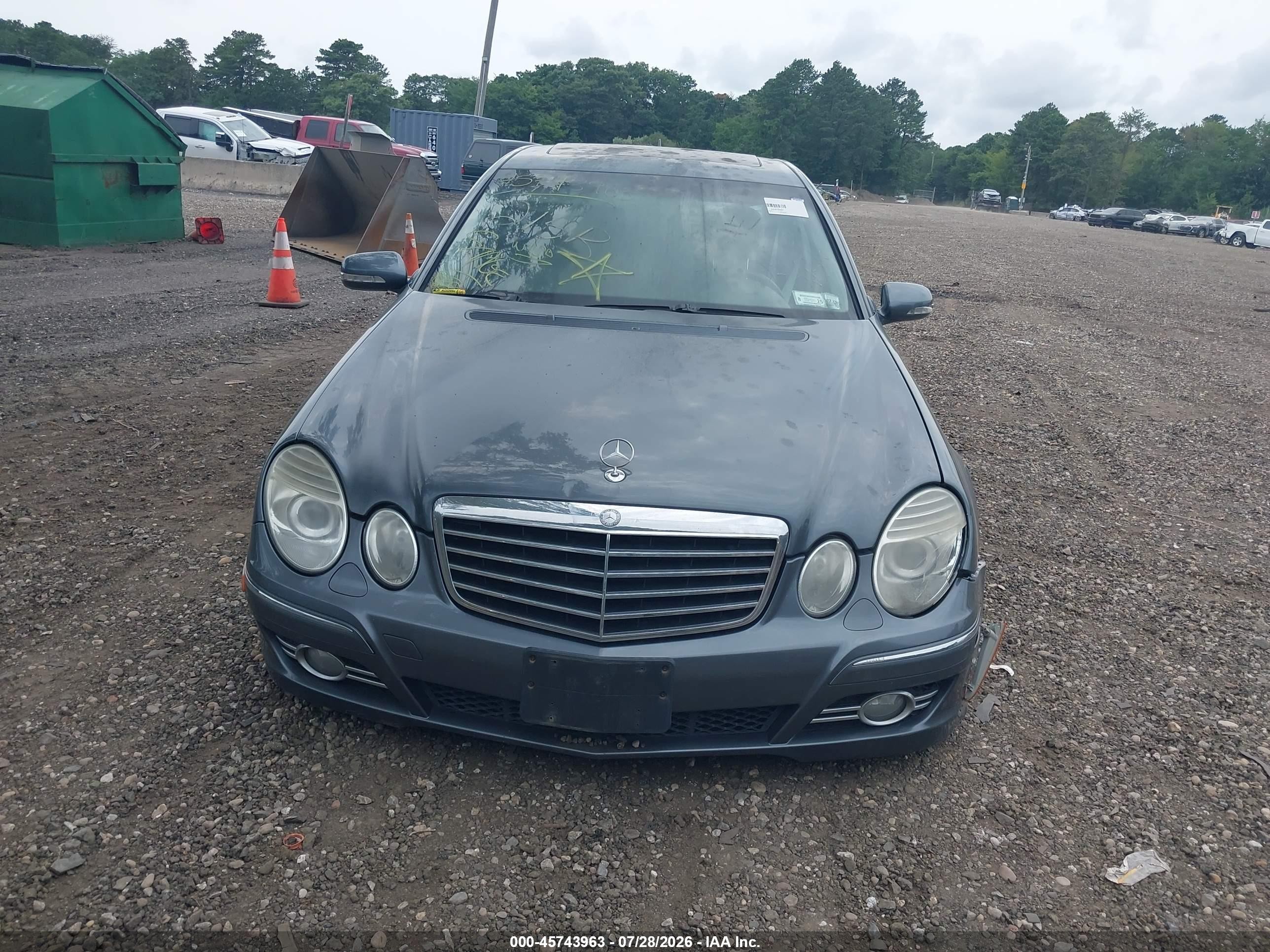 2008 Mercedes-benz E 350 4matic Gray vin: WDBUF87X58B186151
