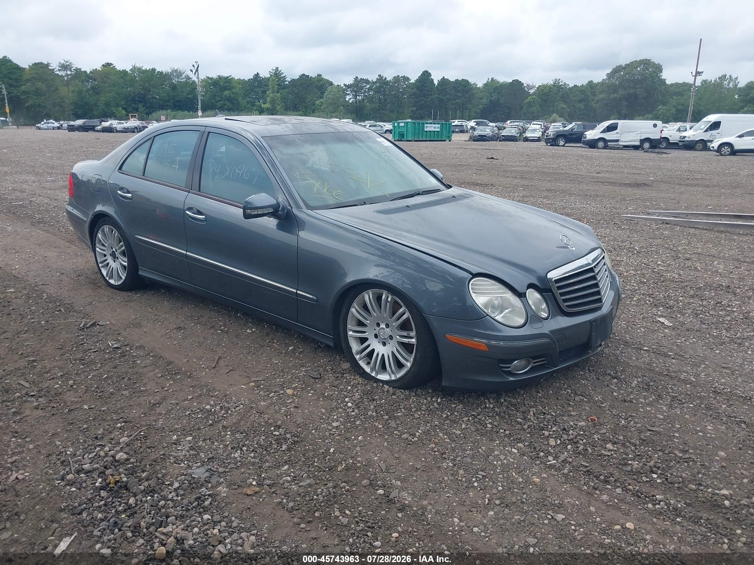 2008 Mercedes-benz E 350 4matic Gray vin: WDBUF87X58B186151