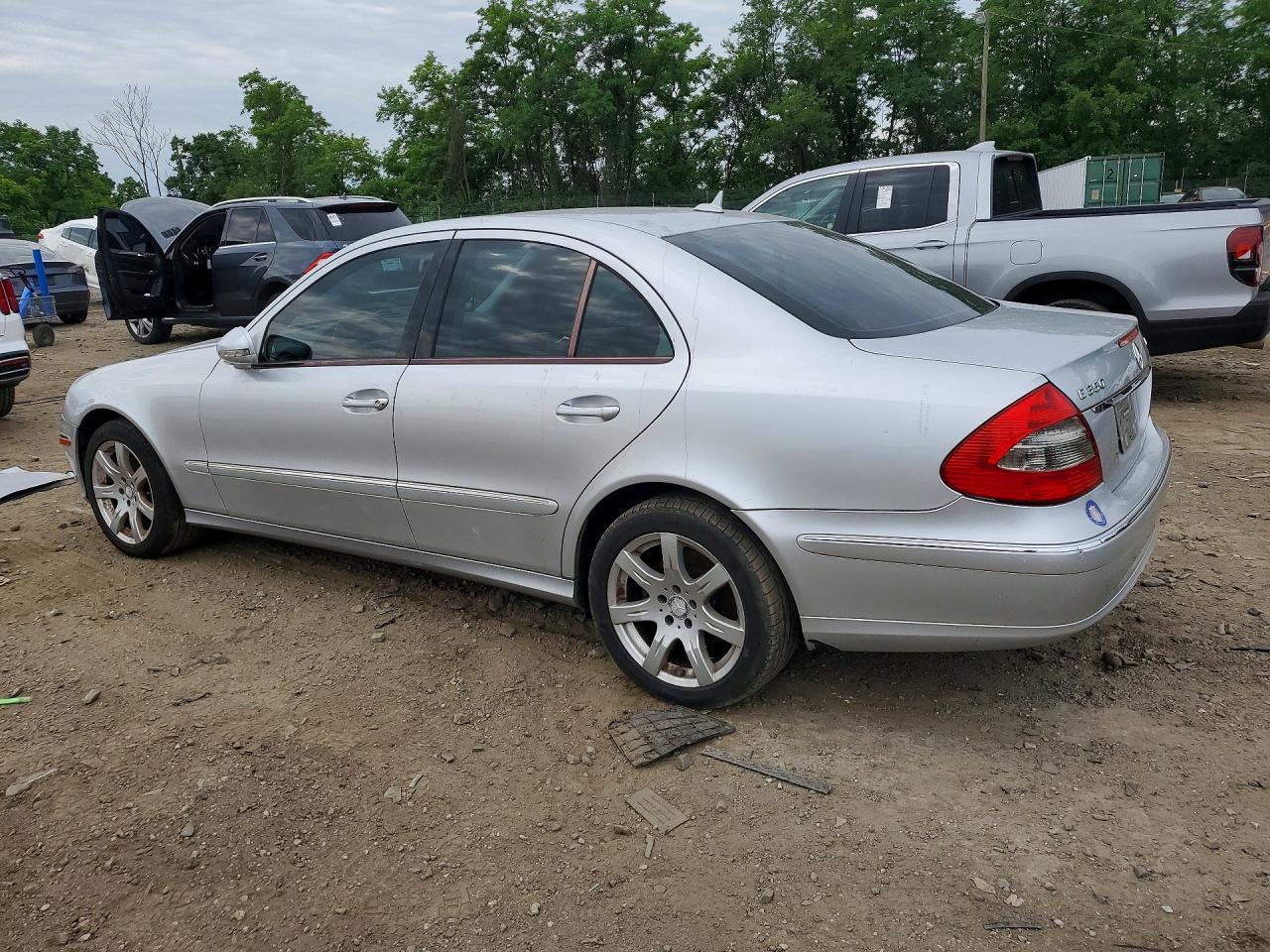 2008 Mercedes-benz E 350 4matic Silver vin: WDBUF87X58B205149
