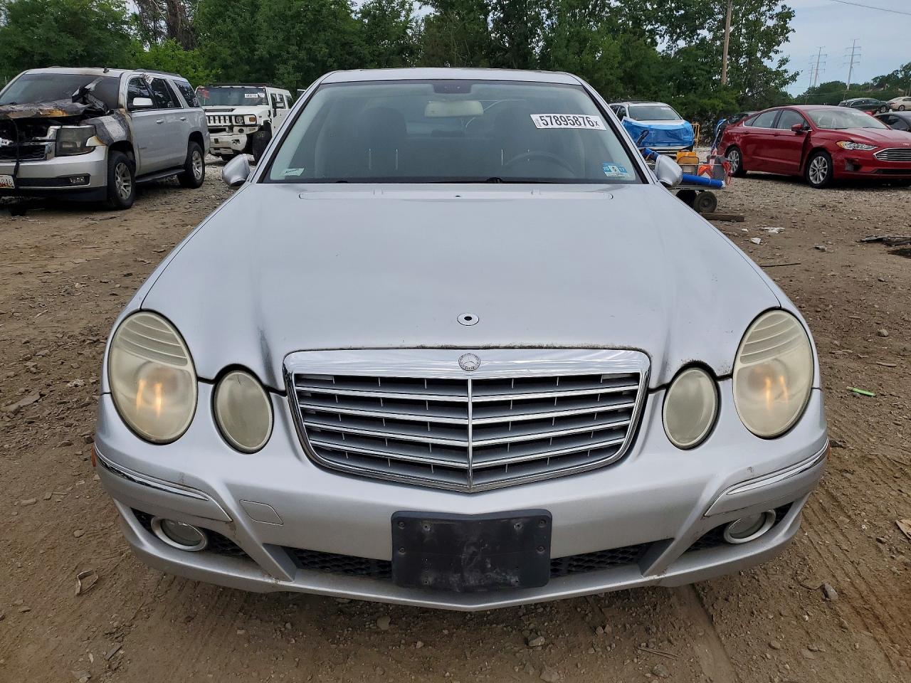 2008 Mercedes-benz E 350 4matic Silver vin: WDBUF87X58B205149