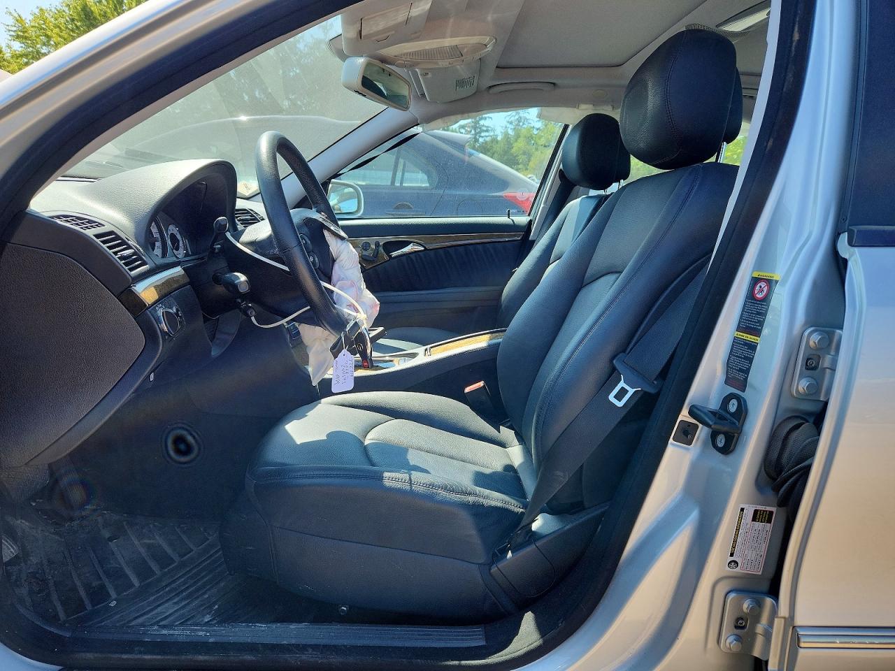 2008 Mercedes-benz E 350 4matic Silver vin: WDBUF87X58B224154