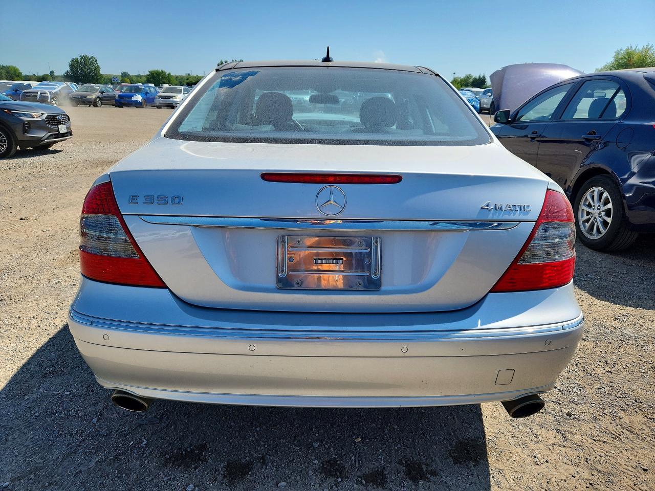 2008 Mercedes-benz E 350 4matic Silver vin: WDBUF87X58B224154