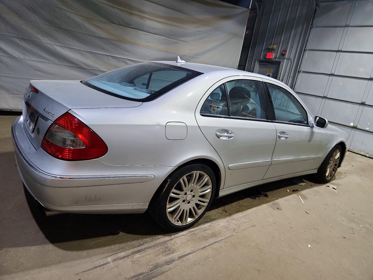 2008 Mercedes-benz E 350 4matic Silver vin: WDBUF87X58B228852
