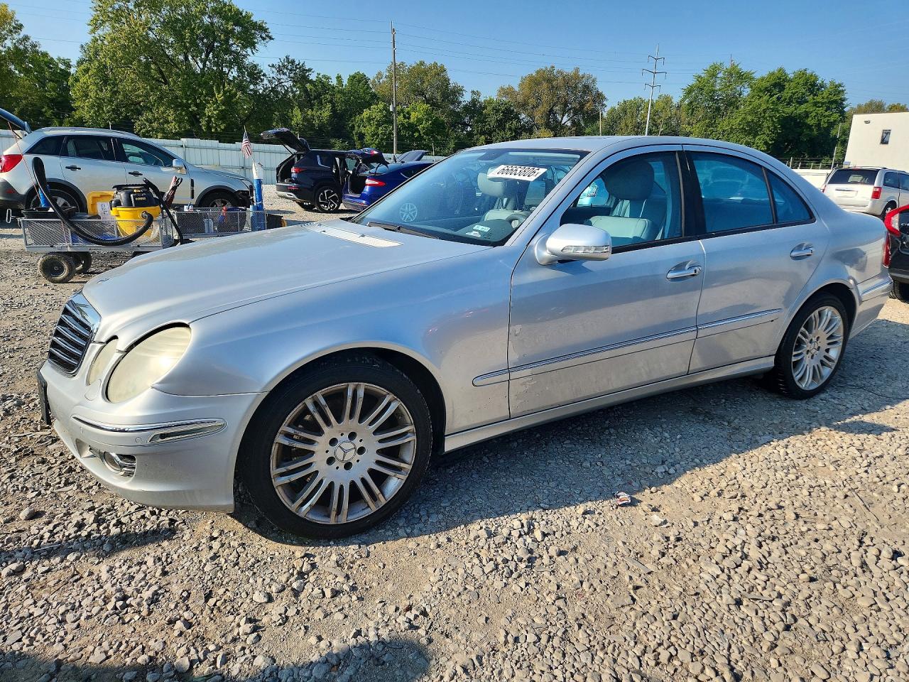 2008 Mercedes-benz E 350 4matic Серебряный vin: WDBUF87X58B261866
