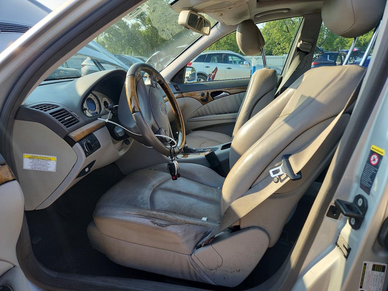2008 Mercedes-benz E 350 4matic Серебряный vin: WDBUF87X58B261866