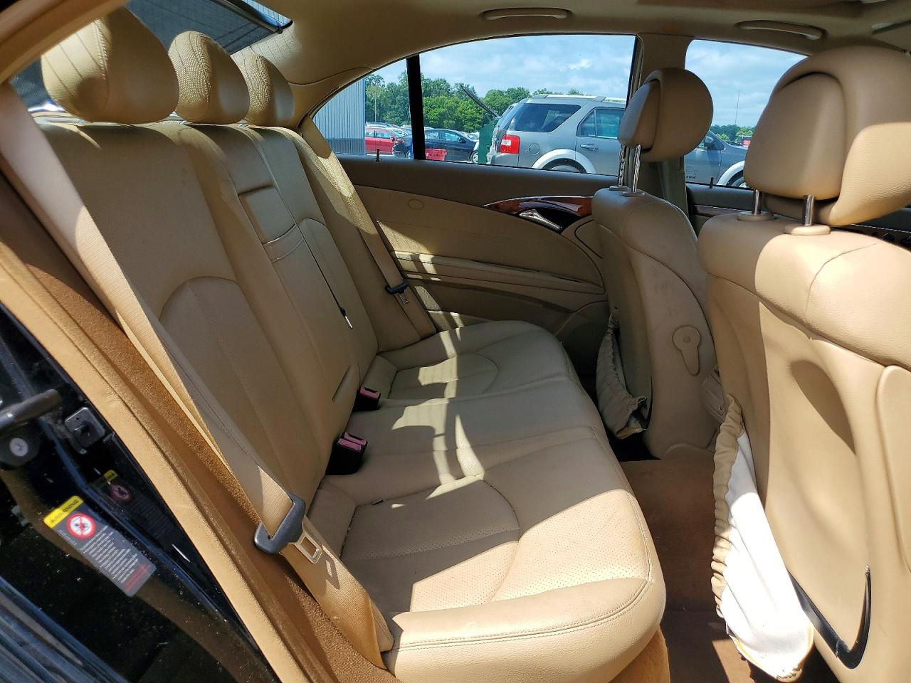 2008 Mercedes-benz E 350 4matic Black vin: WDBUF87X58B348652