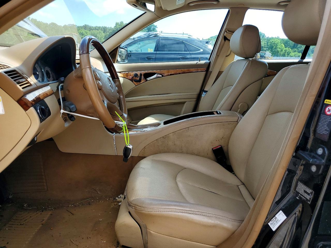 2008 Mercedes-benz E 350 4matic Black vin: WDBUF87X58B348652