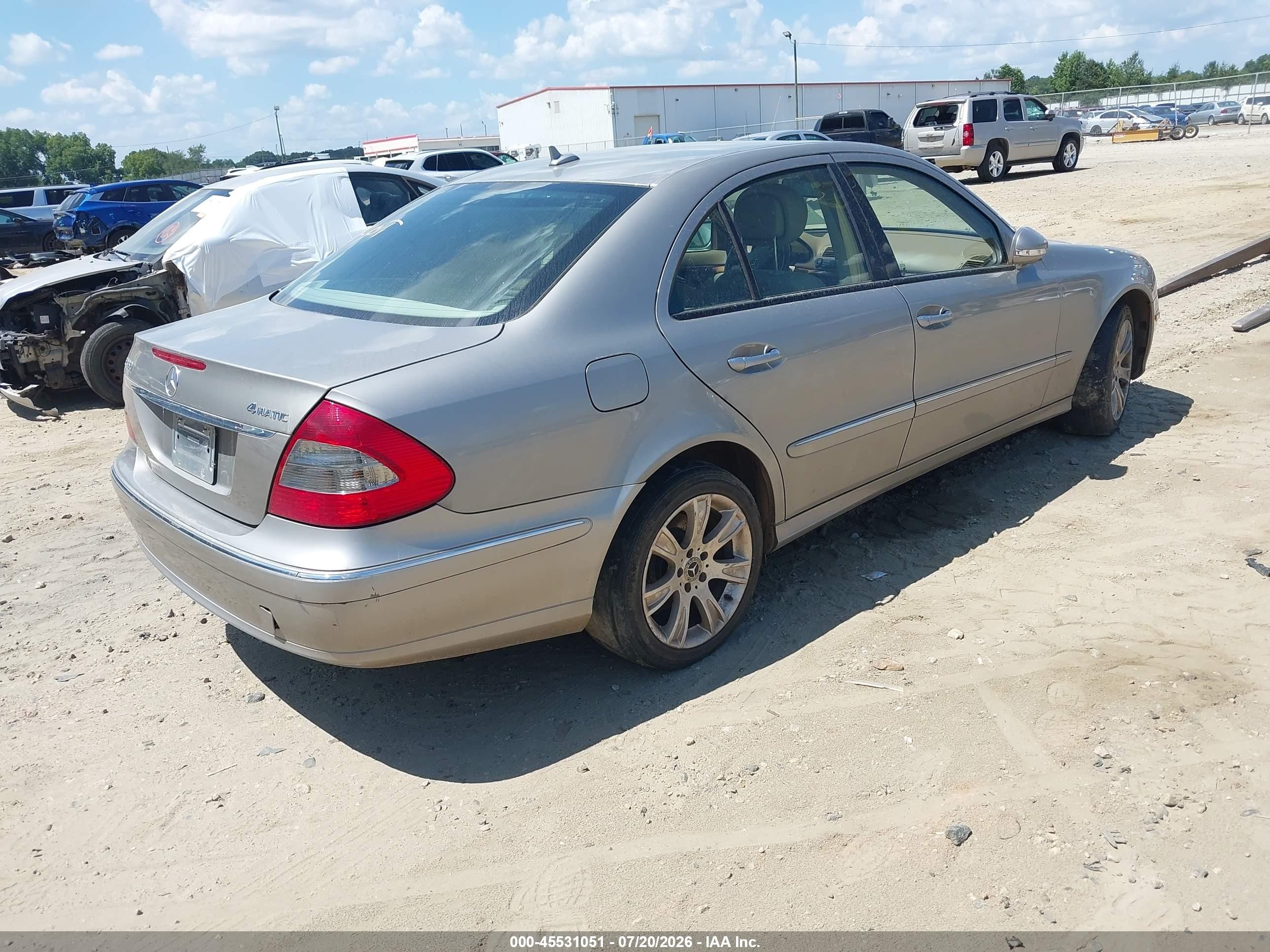 2009 Mercedes-benz E 350 4matic Gold vin: WDBUF87X59B365968