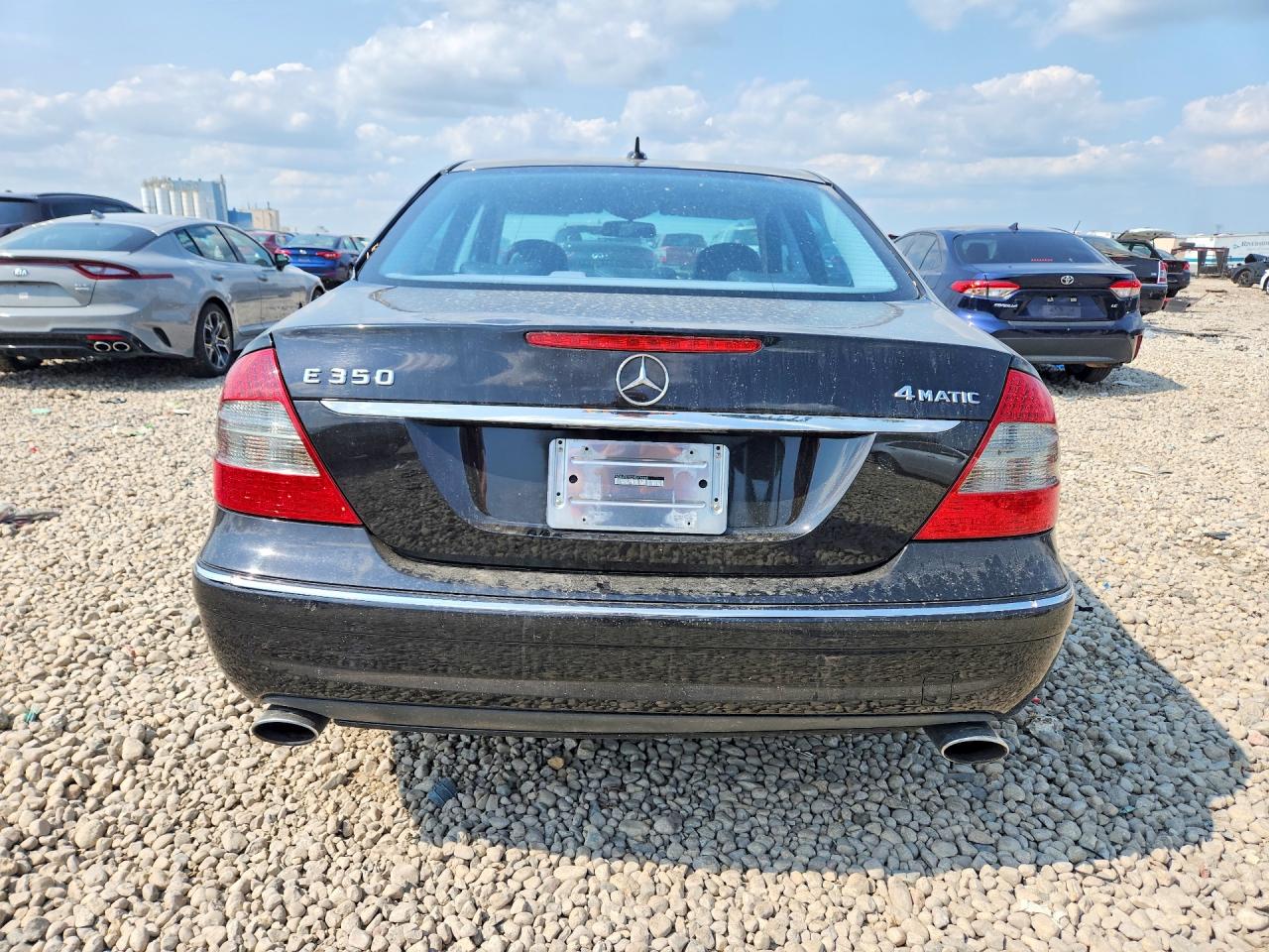 2009 Mercedes-benz E 350 4matic Black vin: WDBUF87X59B378588