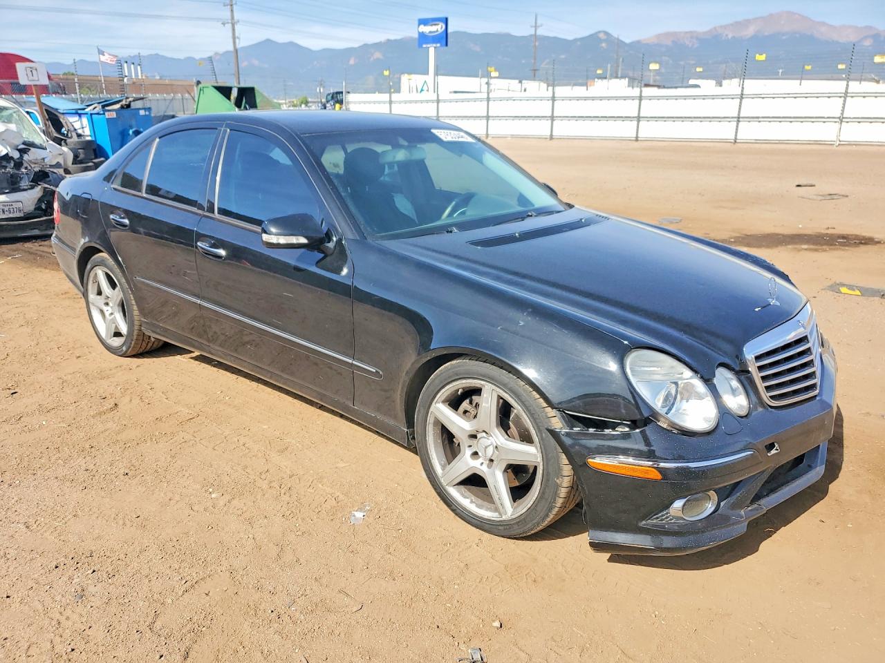 2009 Mercedes-benz E 350 4matic Black vin: WDBUF87X59B391583