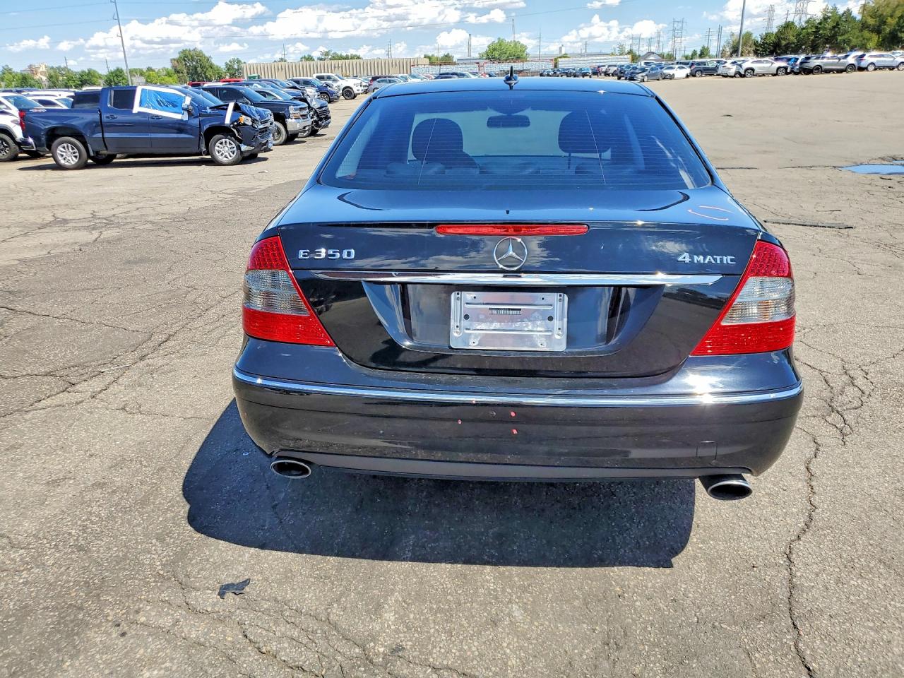 2009 Mercedes-benz E 350 4matic Black vin: WDBUF87X59B395911