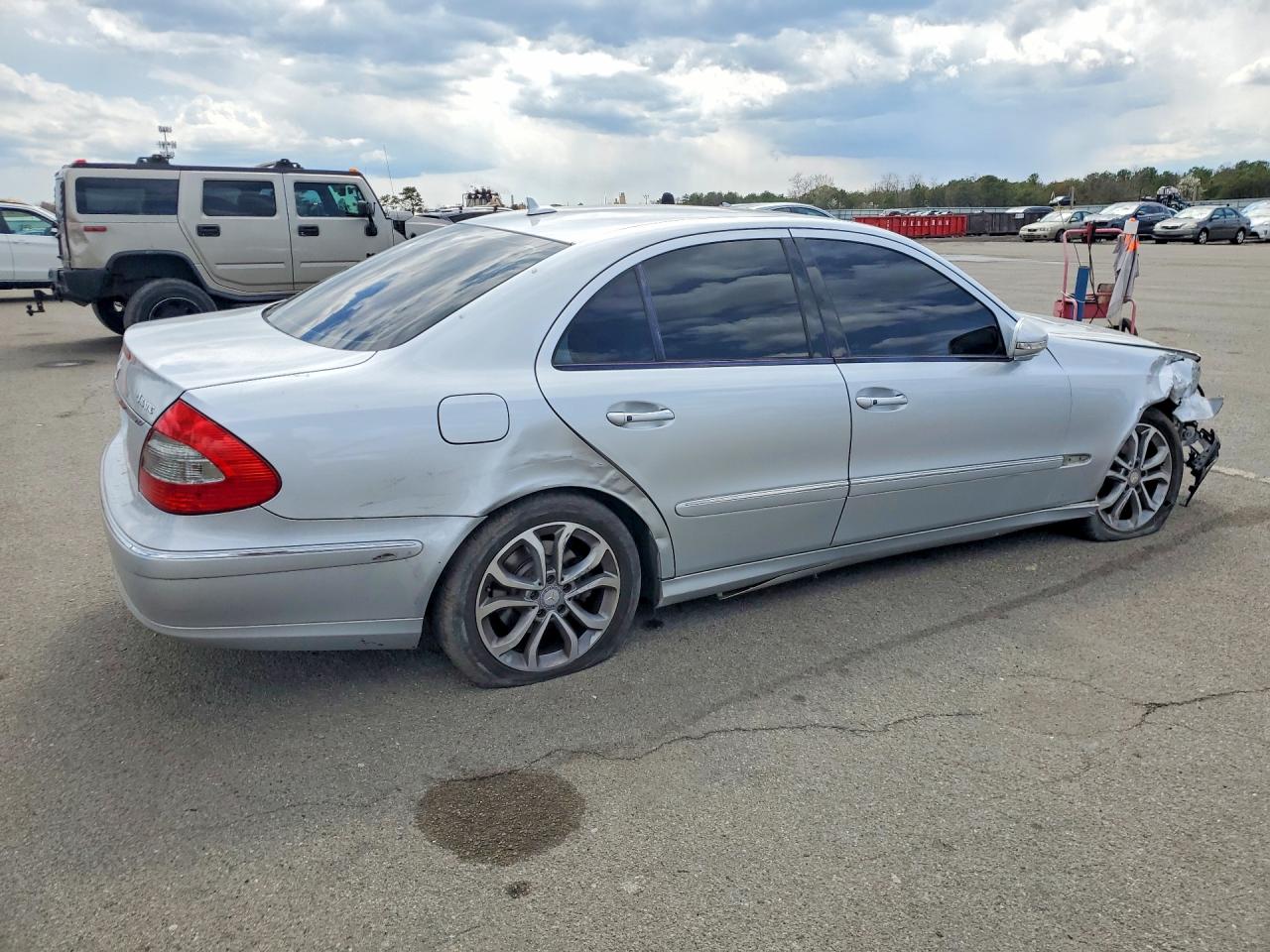 2009 Mercedes Benz E 350 4matic Silver vin: WDBUF87X59B412481