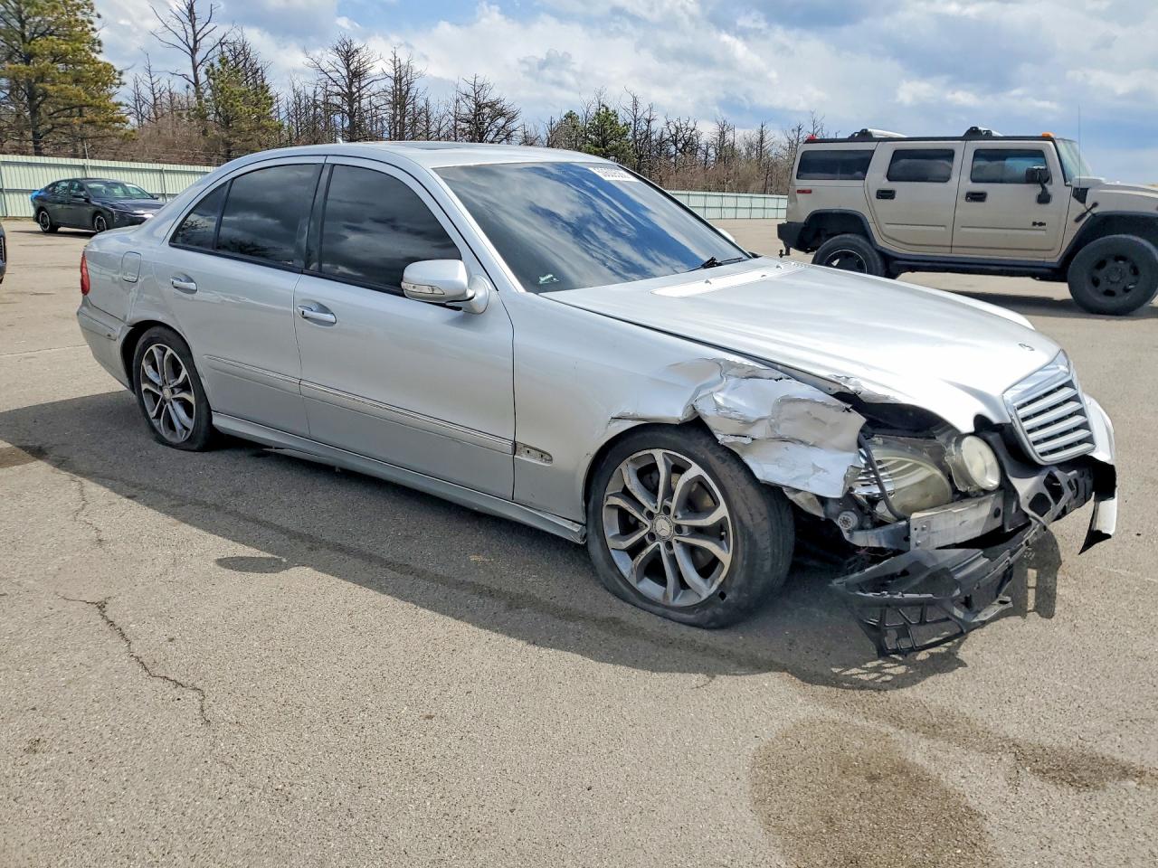 2009 Mercedes Benz E 350 4matic Silver vin: WDBUF87X59B412481