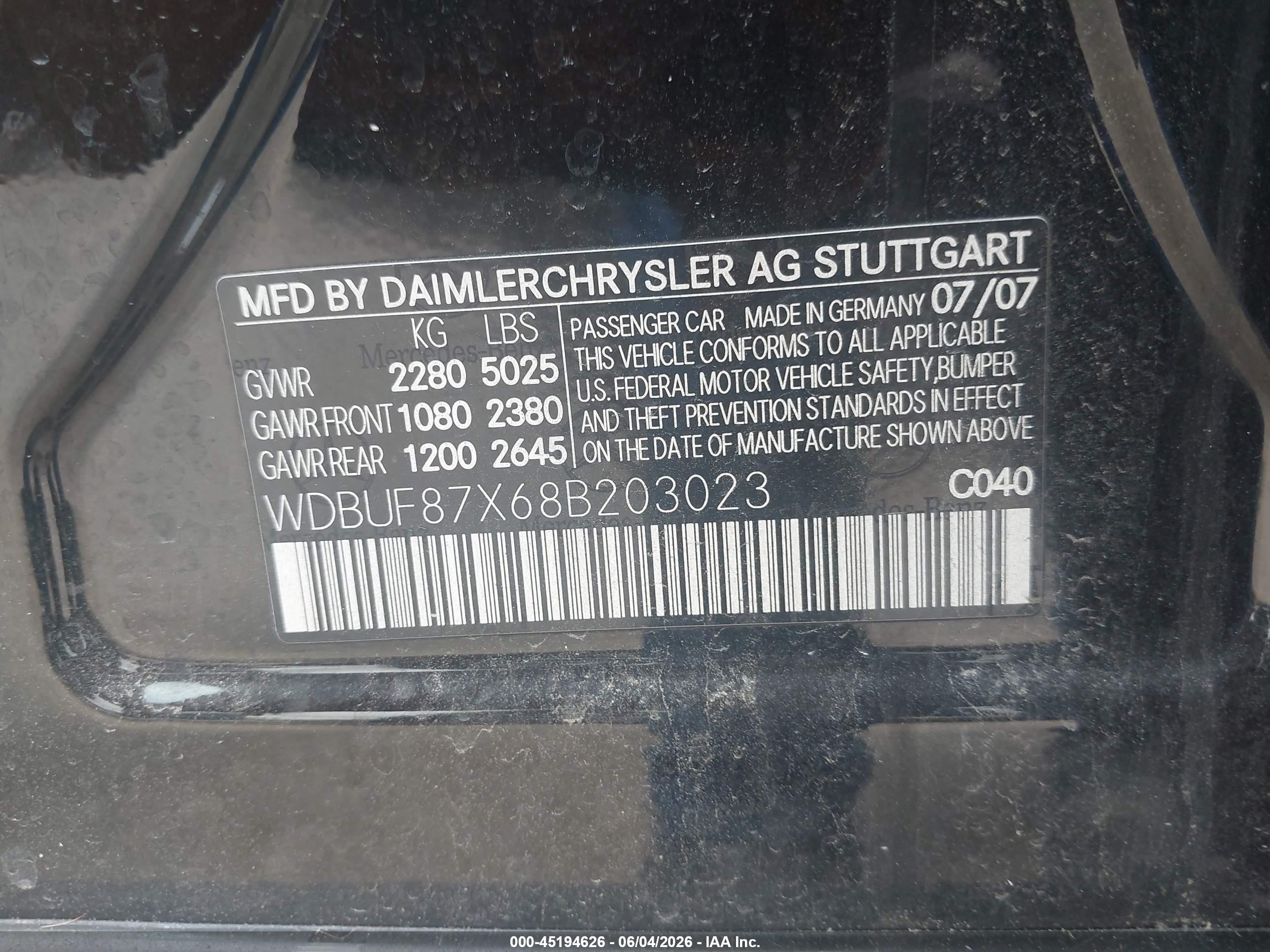 2008 Mercedes-benz E 350 4matic Black vin: WDBUF87X68B203023