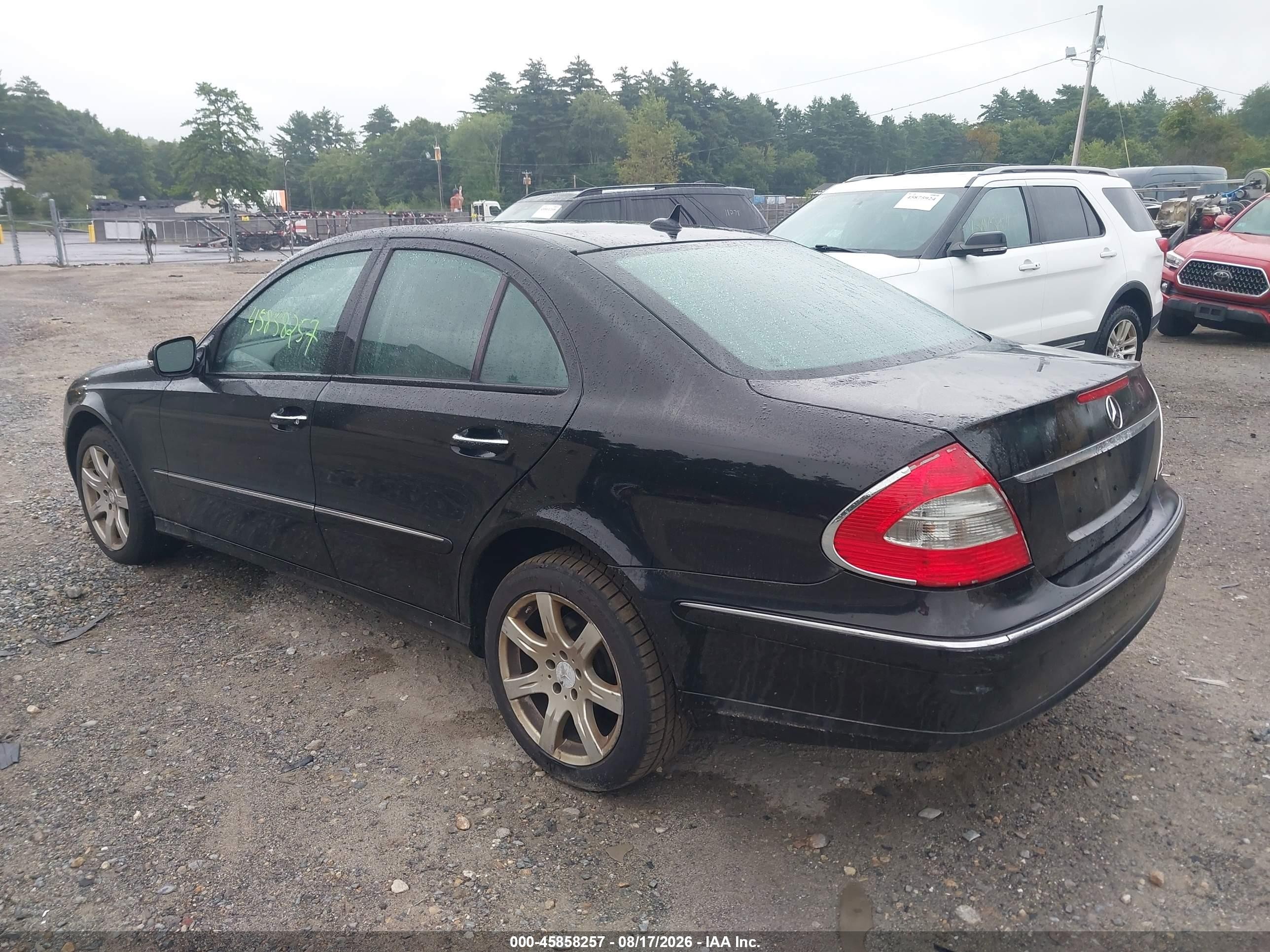2008 Mercedes-benz E 350 4matic Black vin: WDBUF87X68B222767