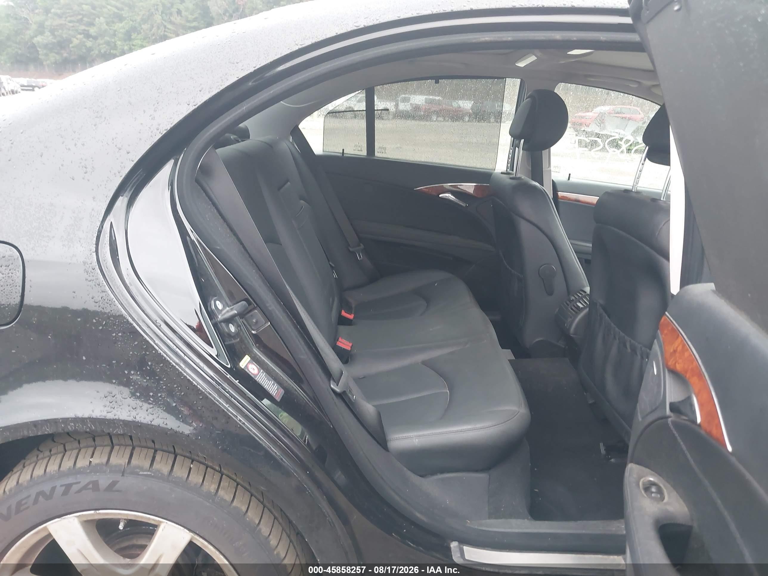 2008 Mercedes-benz E 350 4matic Black vin: WDBUF87X68B222767
