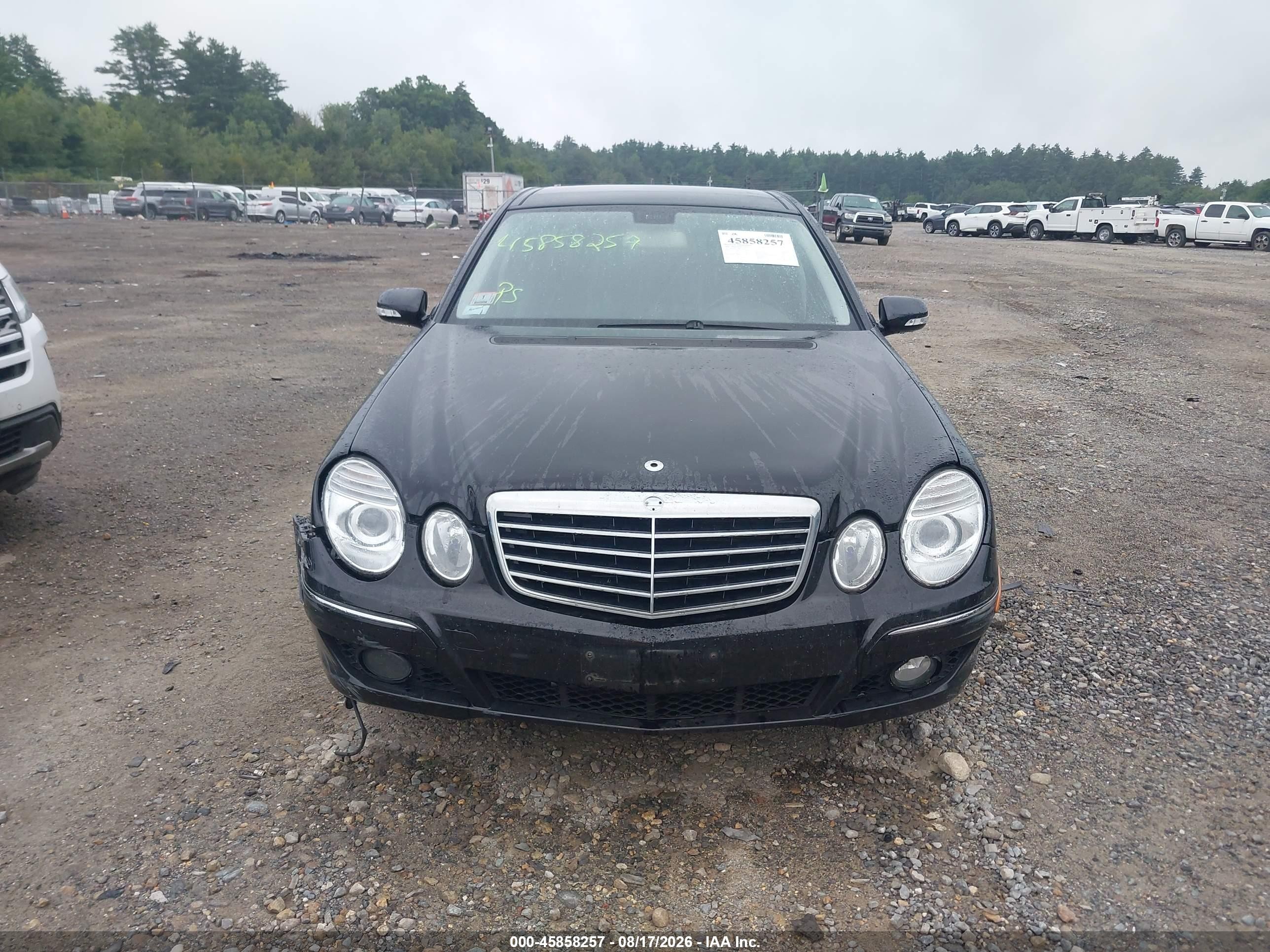 2008 Mercedes-benz E 350 4matic Black vin: WDBUF87X68B222767
