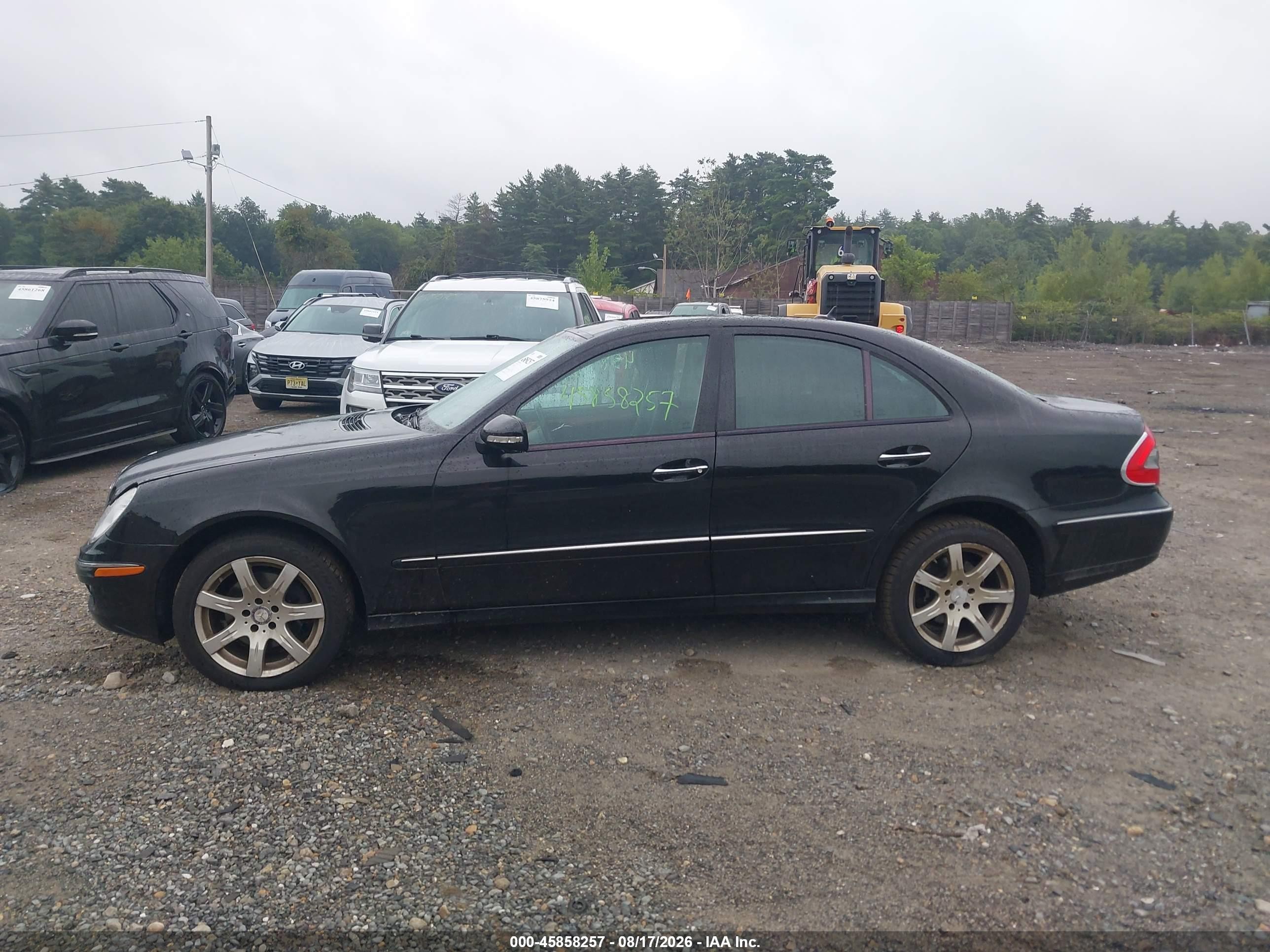 2008 Mercedes-benz E 350 4matic Black vin: WDBUF87X68B222767
