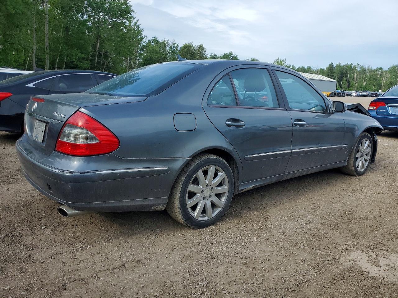 2008 Mercedes-benz E 350 4matic Gray vin: WDBUF87X68B243067
