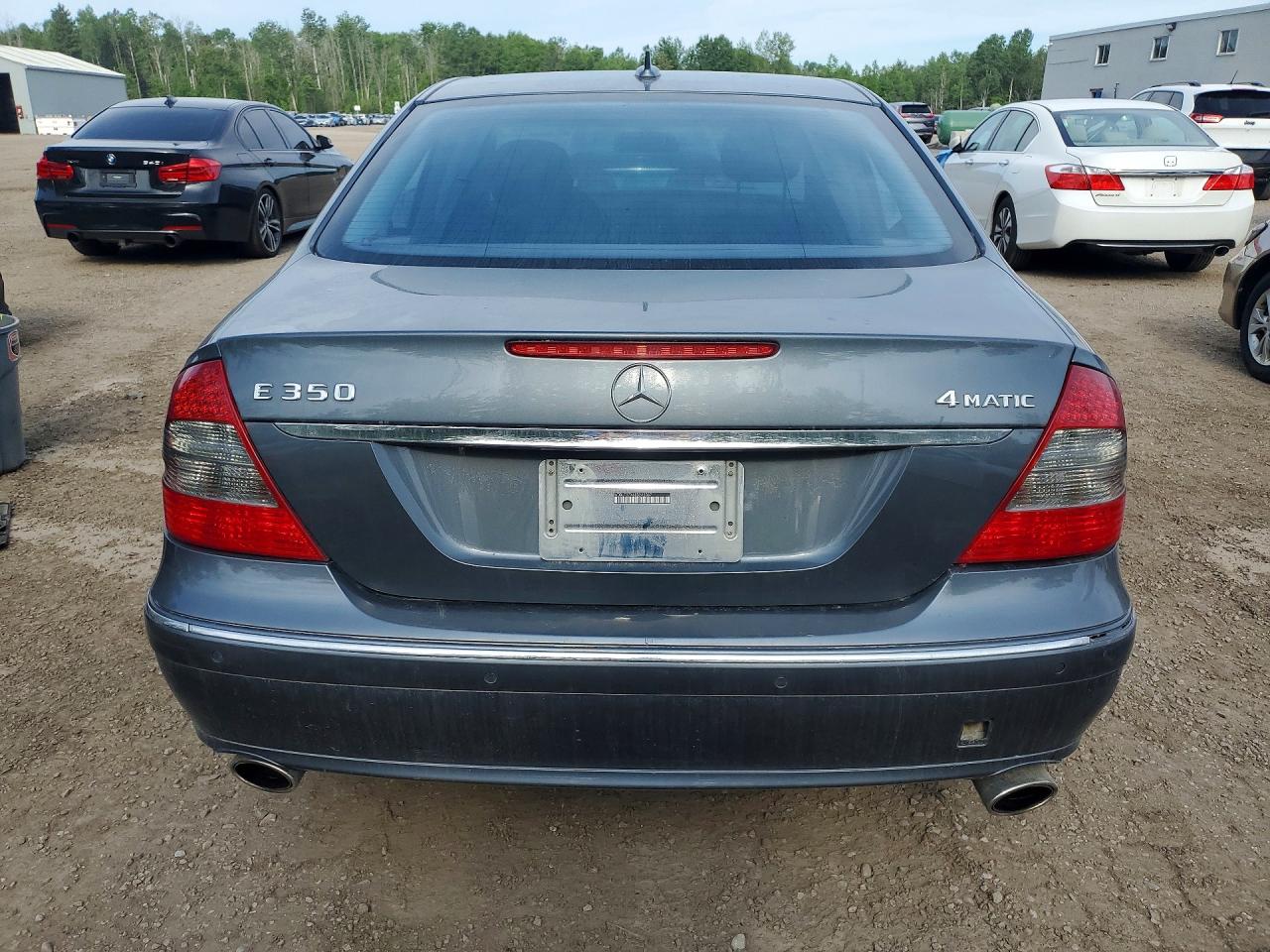 2008 Mercedes-benz E 350 4matic Gray vin: WDBUF87X68B243067
