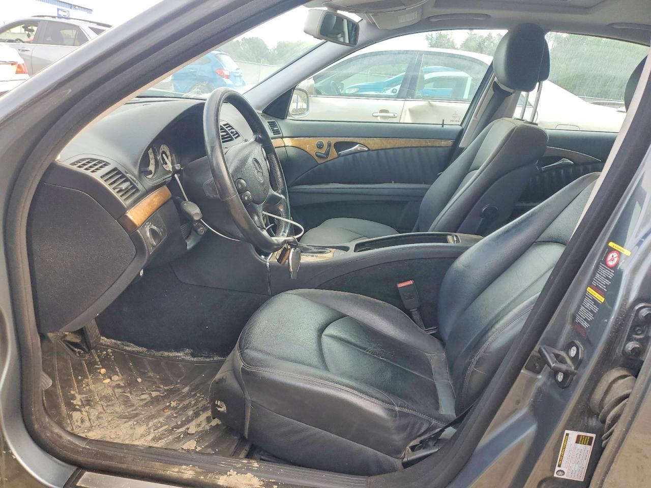 2008 Mercedes-benz E 350 4matic Gray vin: WDBUF87X68B243067