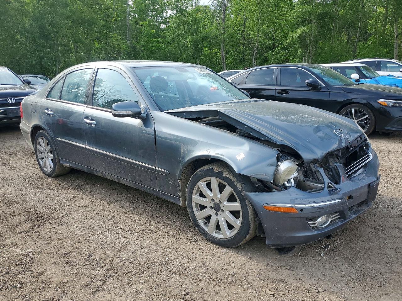 2008 Mercedes-benz E 350 4matic Gray vin: WDBUF87X68B243067