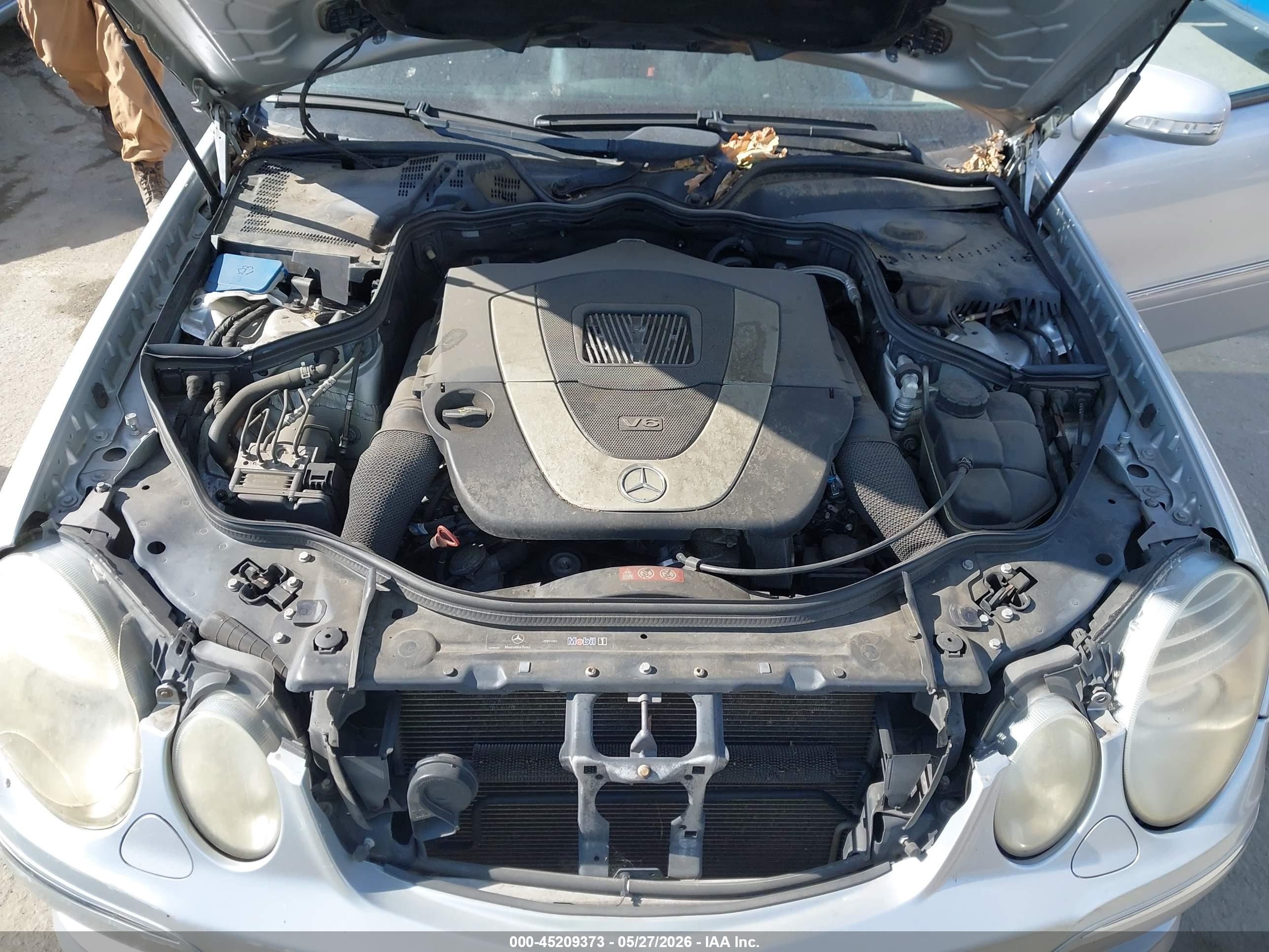 2008 Mercedes-benz E 350 4matic Silver vin: WDBUF87X68B256885