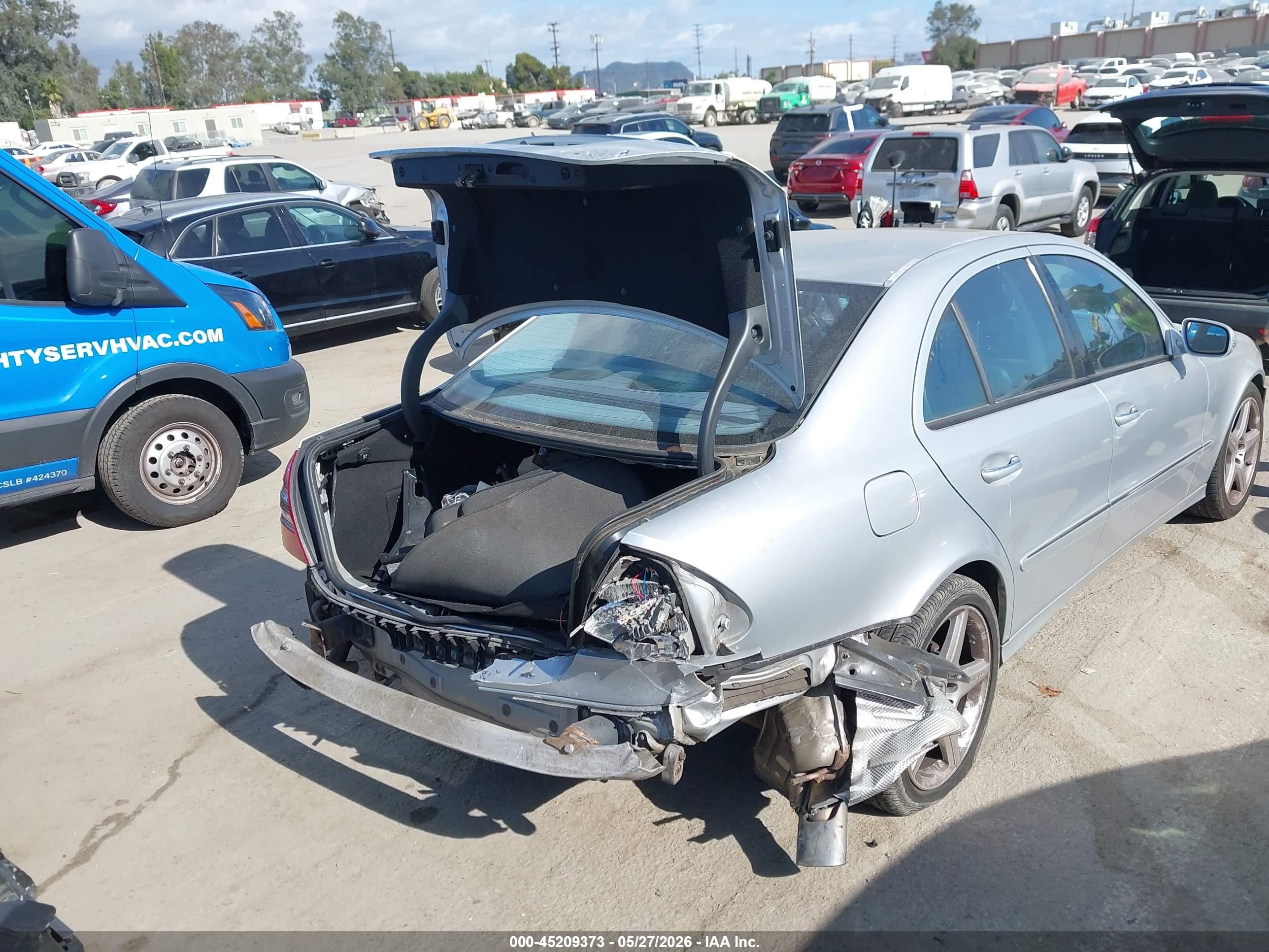 2008 Mercedes-benz E 350 4matic Silver vin: WDBUF87X68B256885