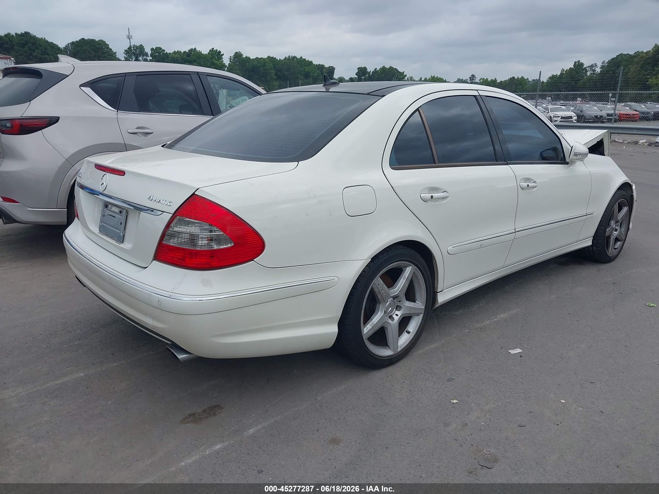 2009 Mercedes-benz E 350 4matic Cream vin: WDBUF87X69B403918