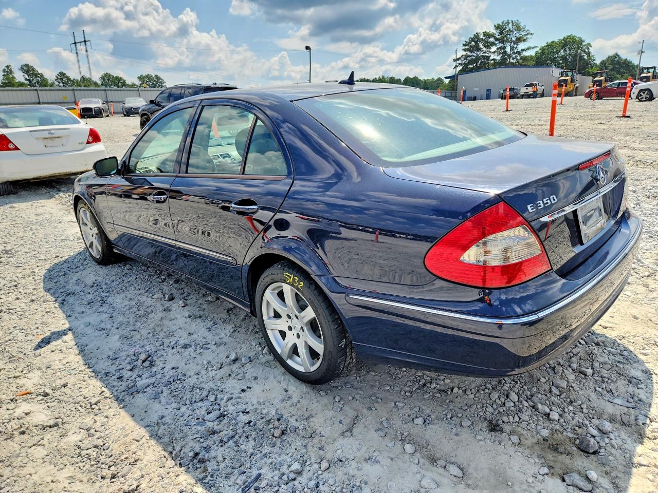 2007 Mercedes-benz E 350 4matic Синий vin: WDBUF87X77B150167