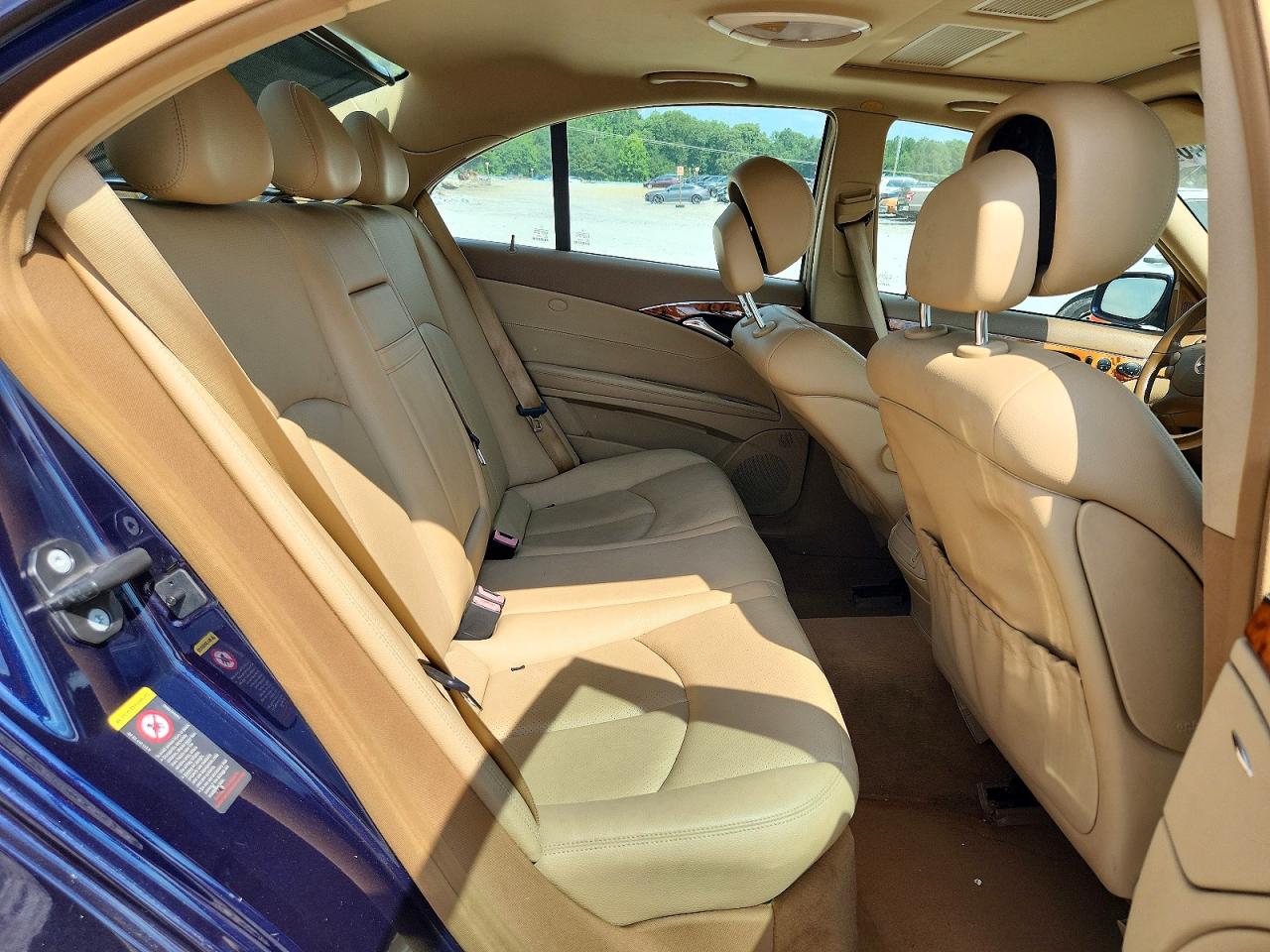 2007 Mercedes-benz E 350 4matic Синий vin: WDBUF87X77B150167