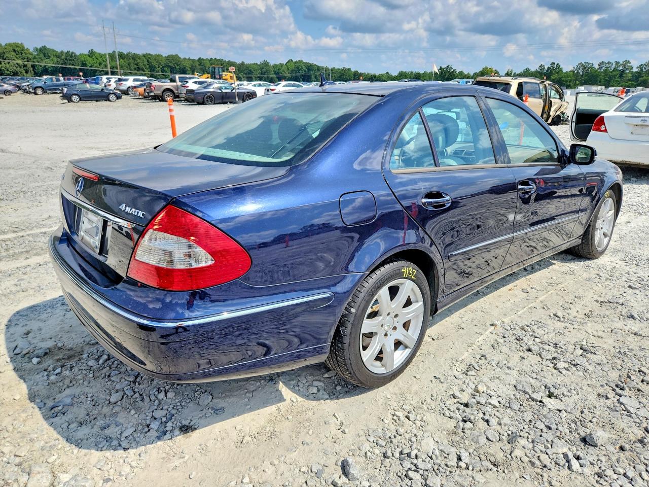 2007 Mercedes-benz E 350 4matic Синий vin: WDBUF87X77B150167
