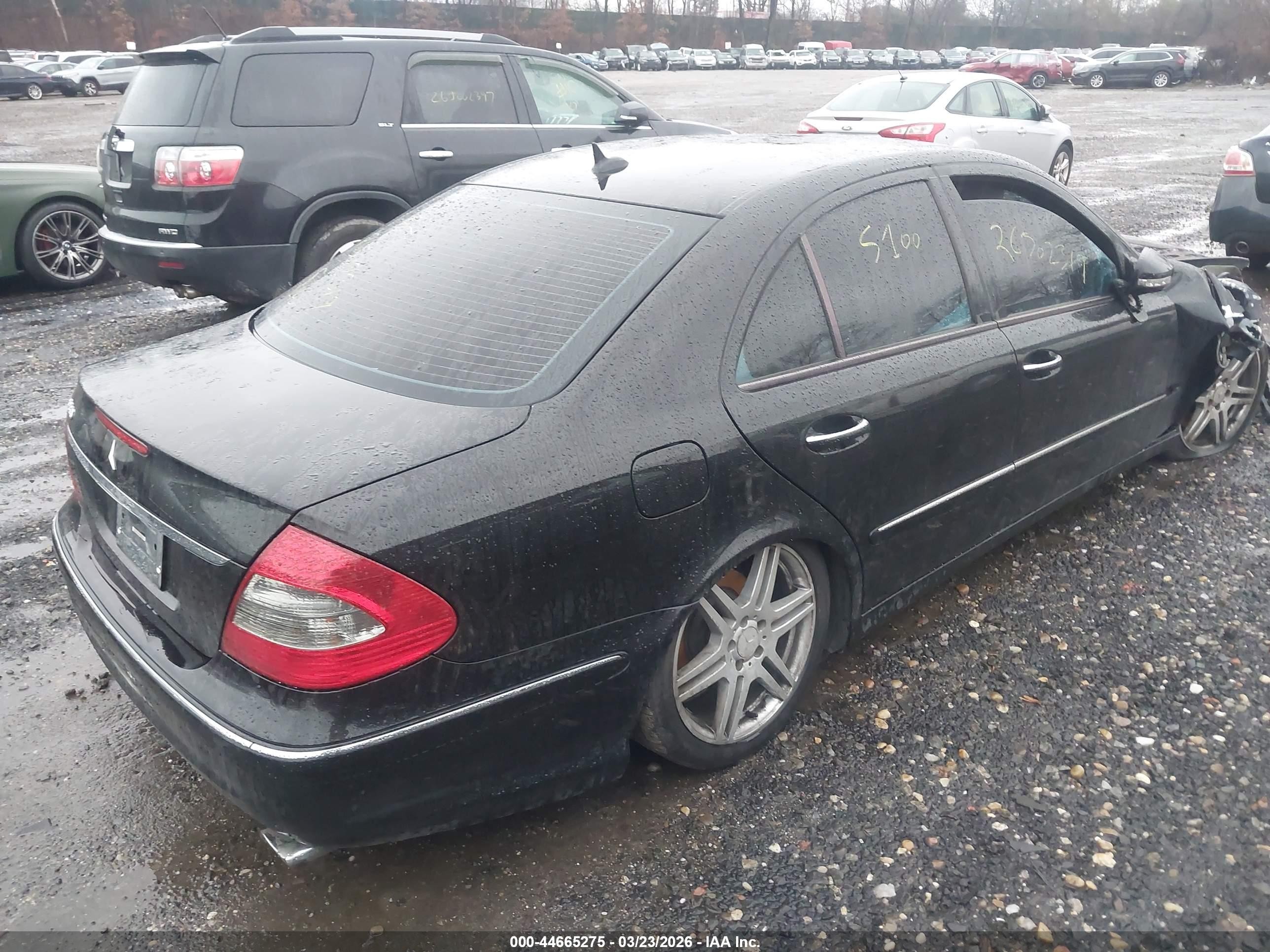 2007 Mercedes-benz E 350 4matic Черный vin: WDBUF87X77X216381