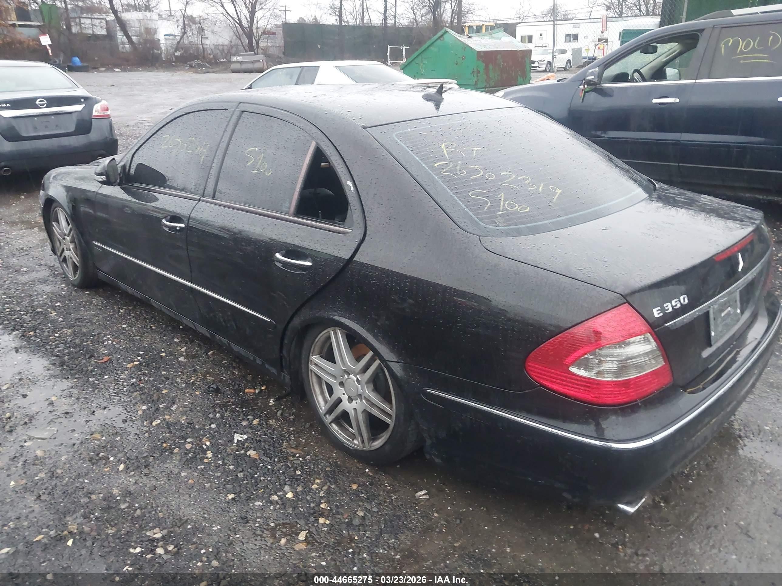 2007 Mercedes-benz E 350 4matic Черный vin: WDBUF87X77X216381