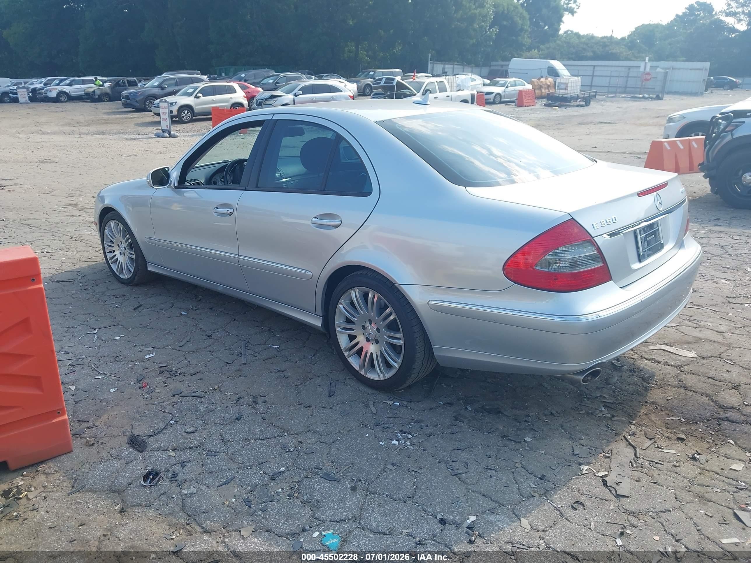 2007 Mercedes-benz E 350 4matic Silver vin: WDBUF87X77X217787