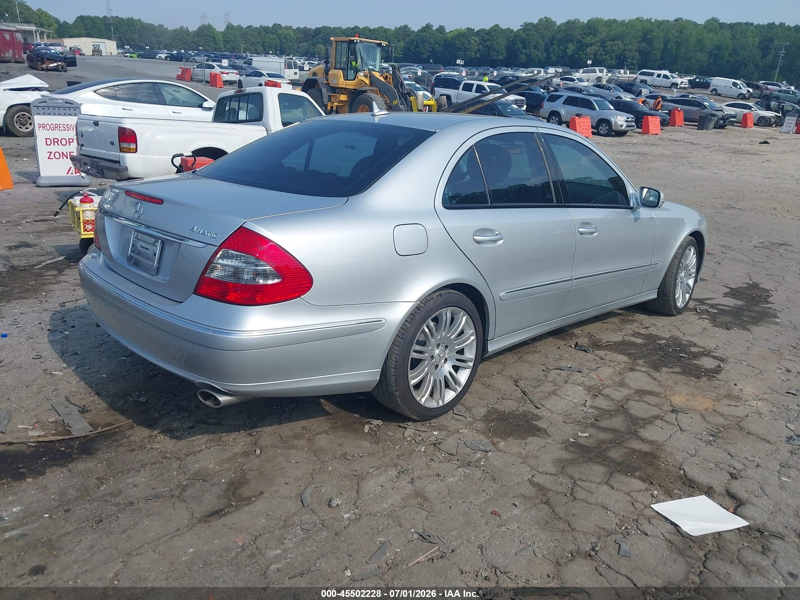 2007 Mercedes-benz E 350 4matic Silver vin: WDBUF87X77X217787