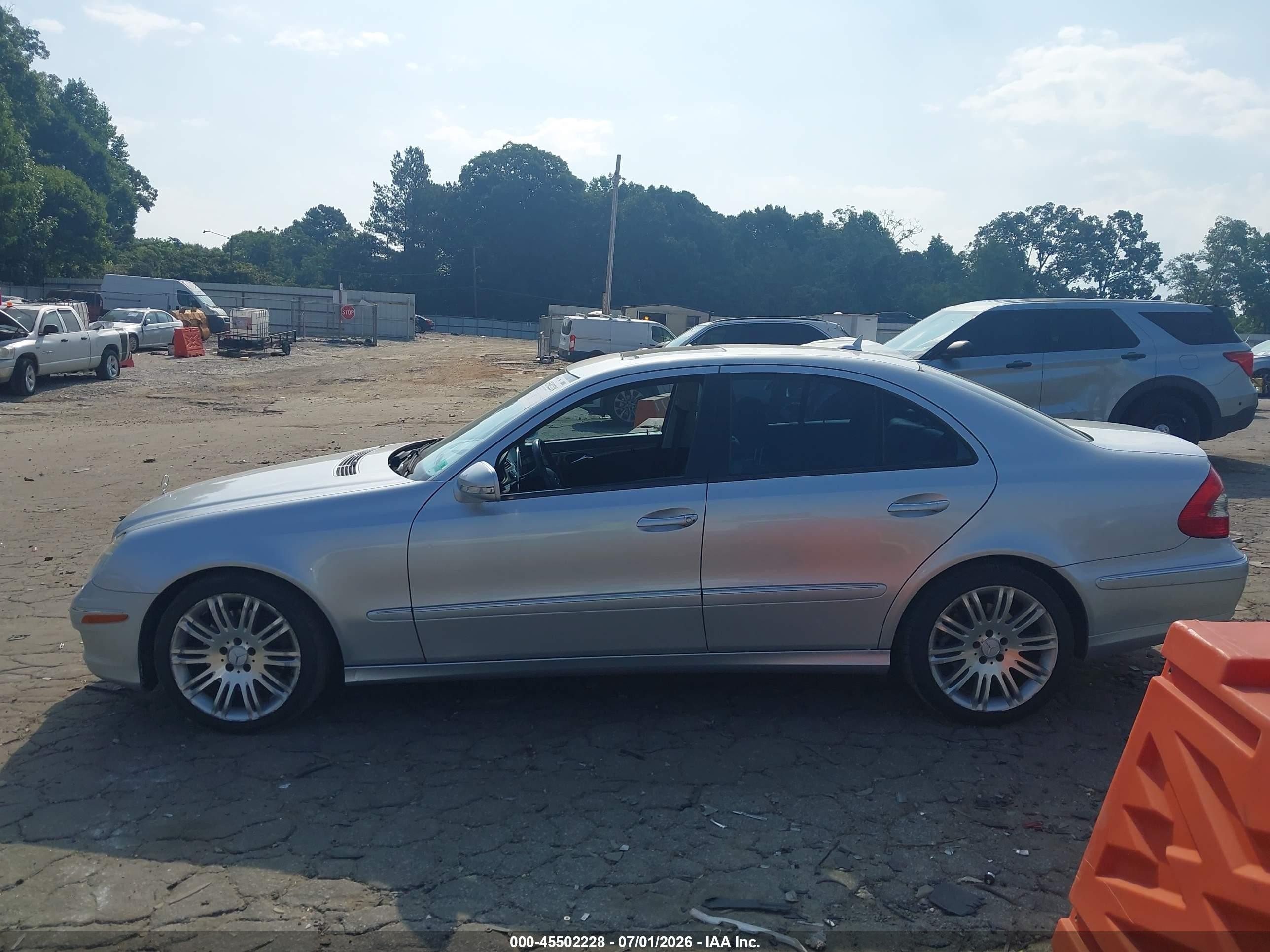 2007 Mercedes-benz E 350 4matic Silver vin: WDBUF87X77X217787