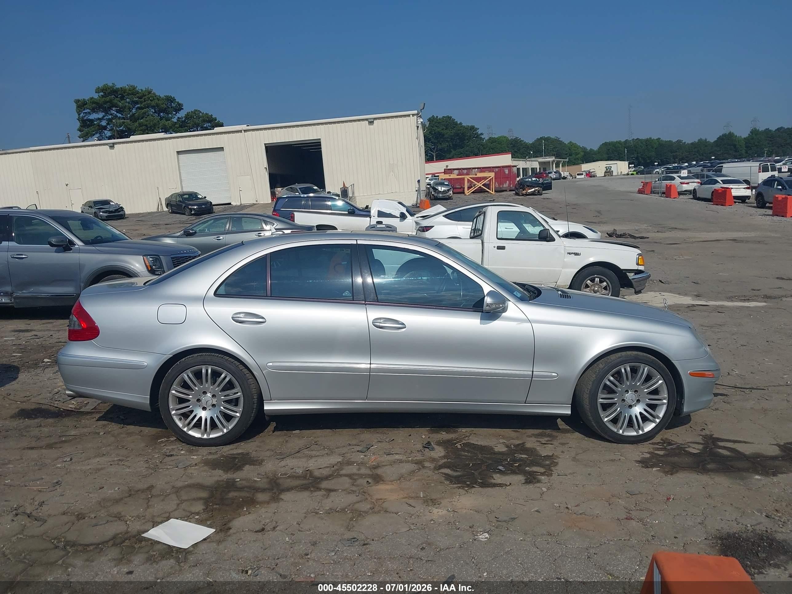 2007 Mercedes-benz E 350 4matic Silver vin: WDBUF87X77X217787