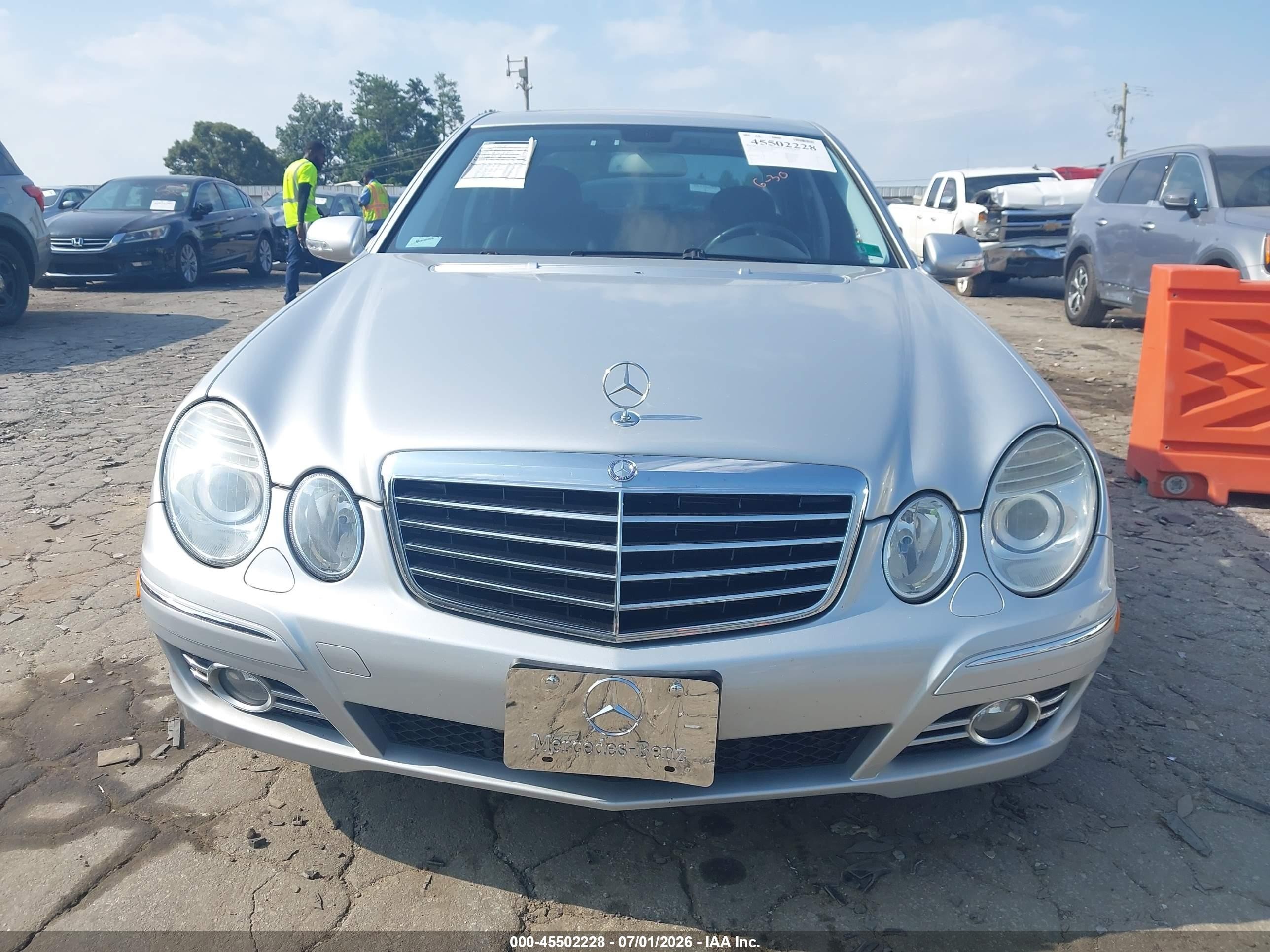 2007 Mercedes-benz E 350 4matic Silver vin: WDBUF87X77X217787