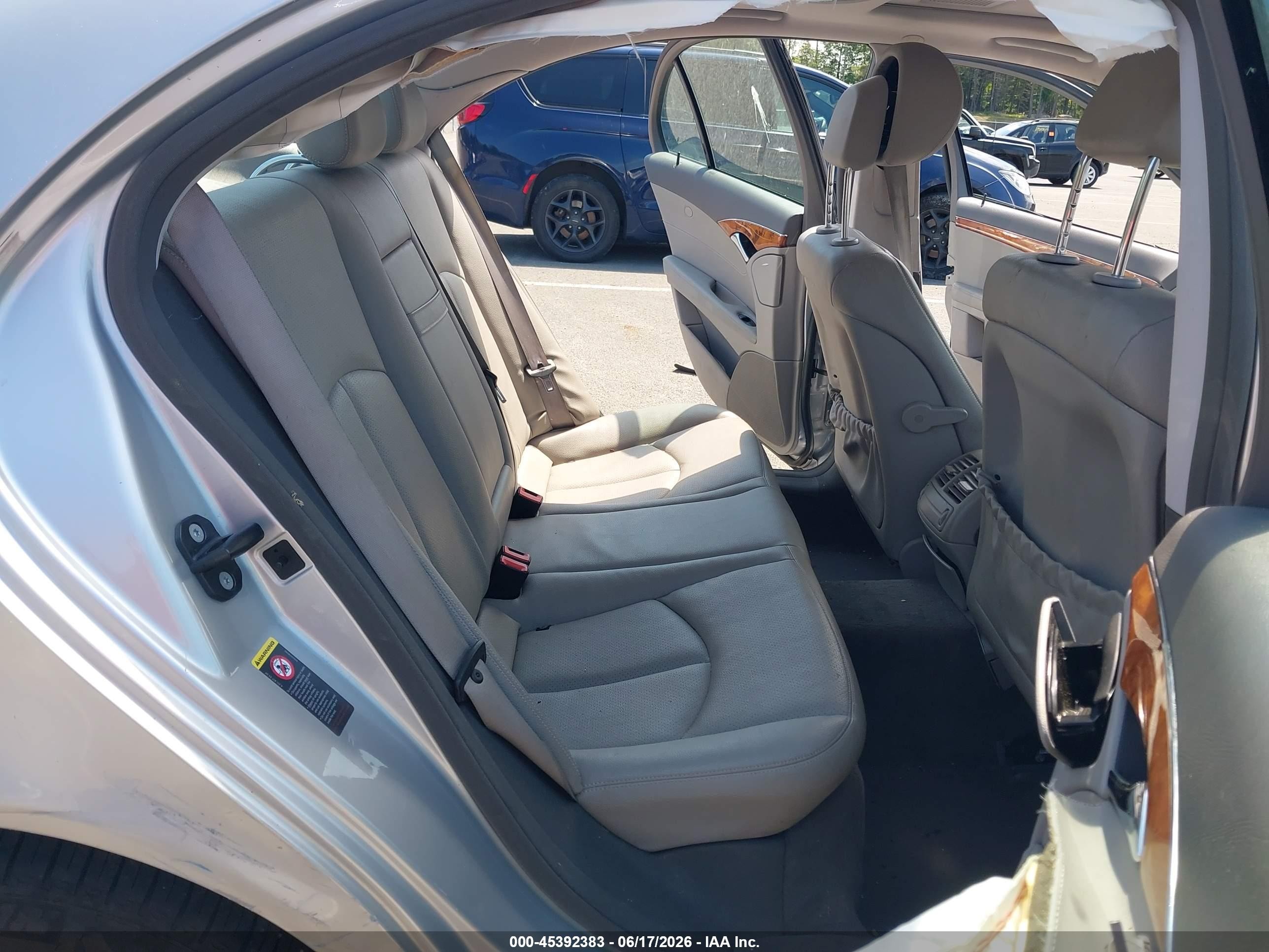 2008 Mercedes-benz E 350 4matic Silver vin: WDBUF87X78B250531