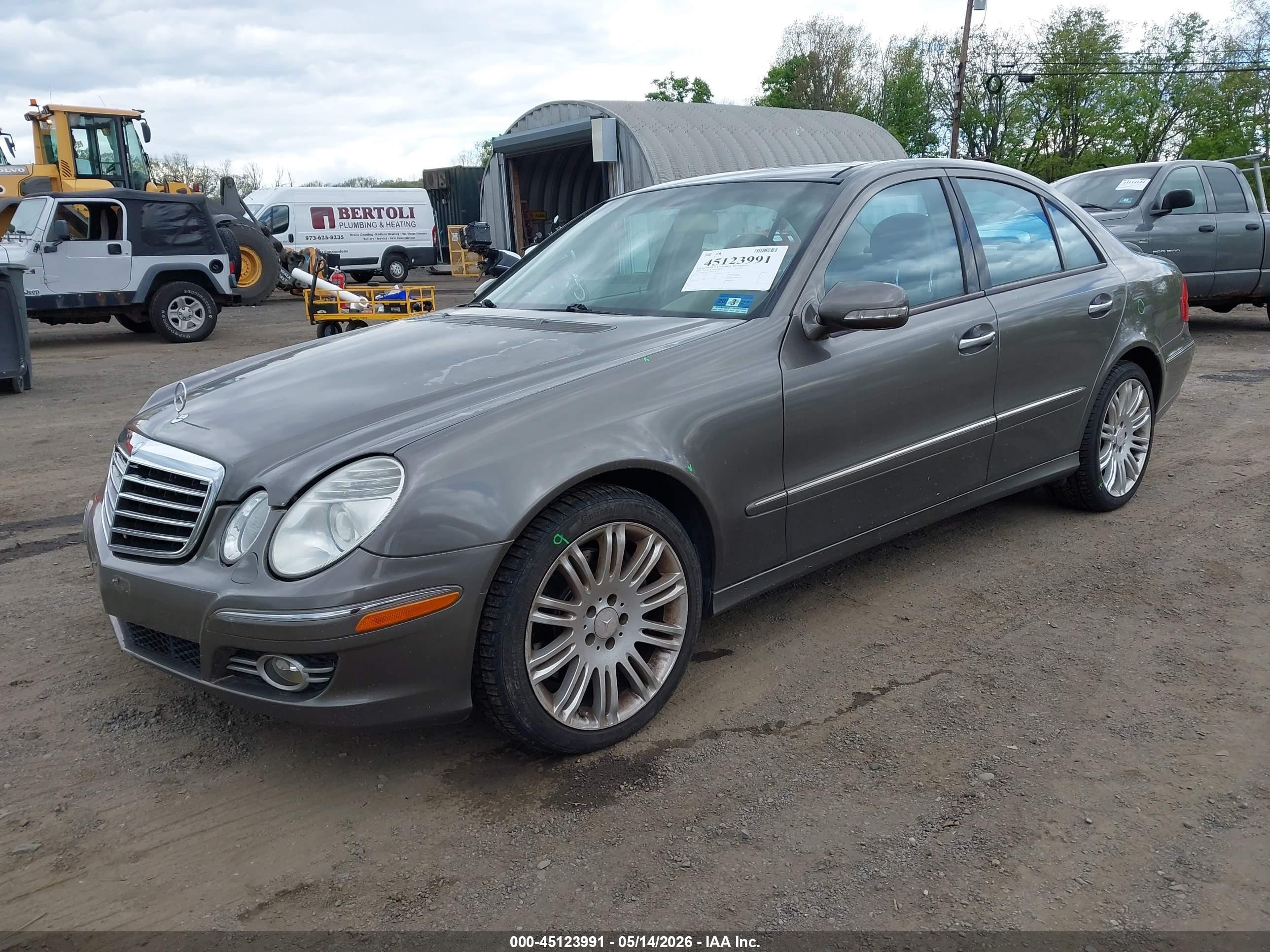 2008 Mercedes-benz E 350 4matic Gray vin: WDBUF87X78B275171