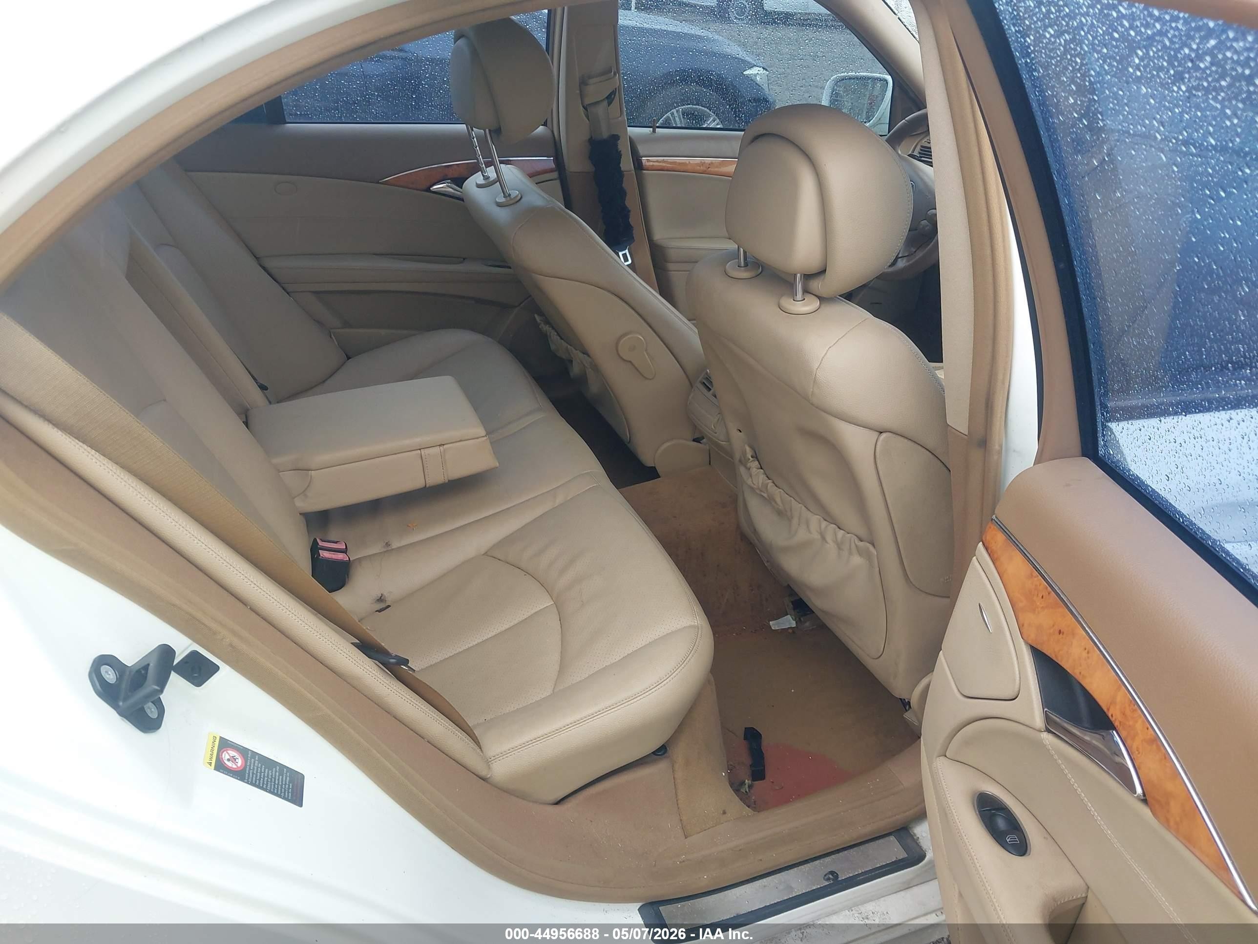 2009 Mercedes-benz E 350 4matic White vin: WDBUF87X79B393982