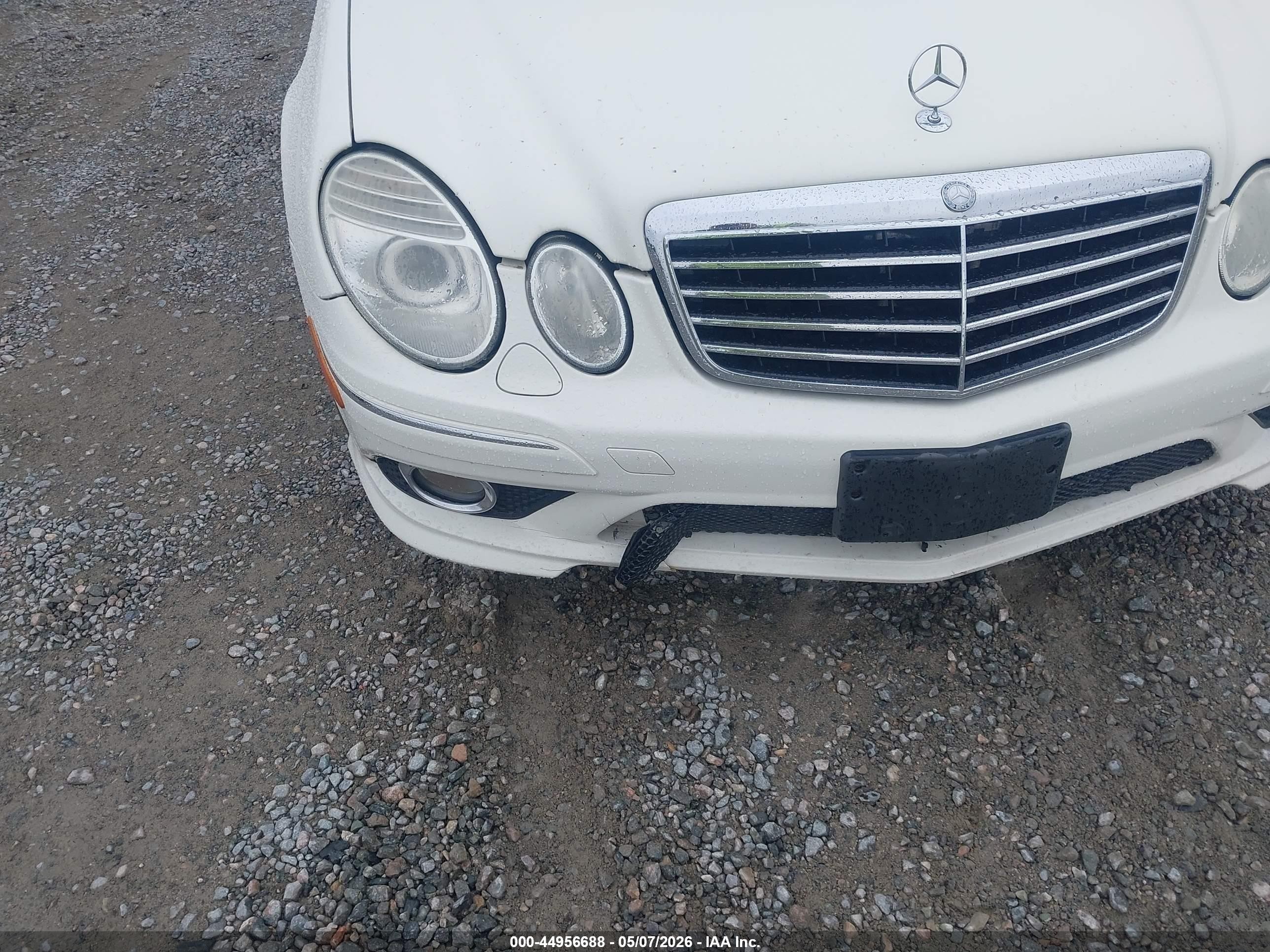 2009 Mercedes-benz E 350 4matic White vin: WDBUF87X79B393982