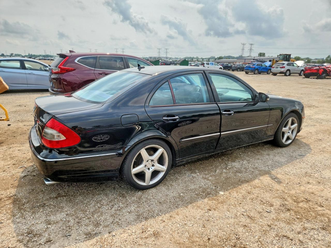 2009 Mercedes-benz E 350 4matic Black vin: WDBUF87X79B435342