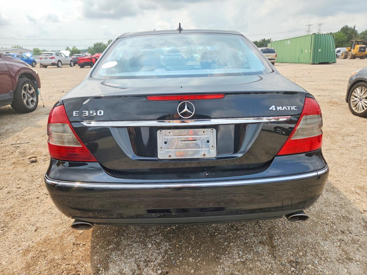 2009 Mercedes-benz E 350 4matic Black vin: WDBUF87X79B435342
