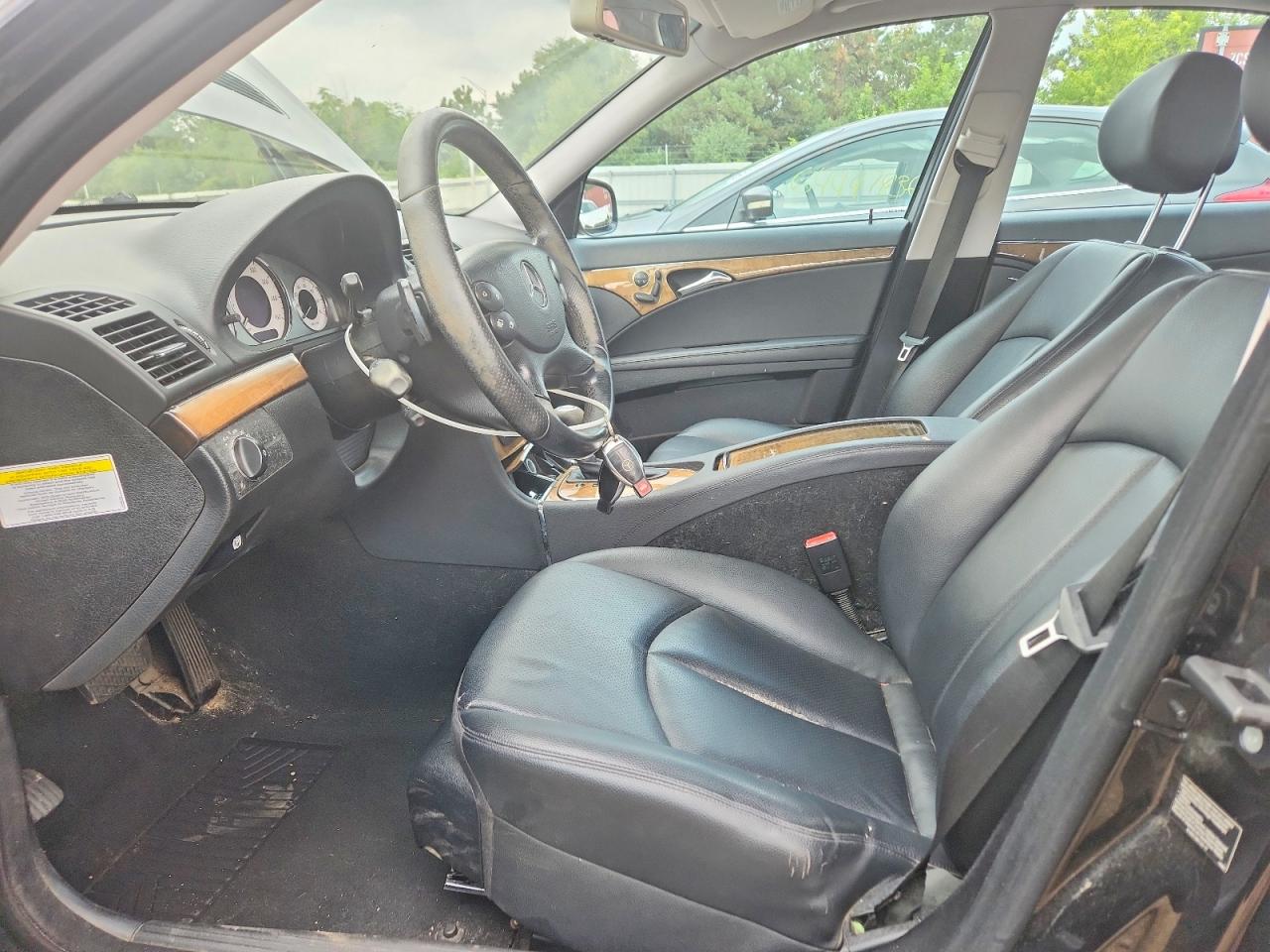2009 Mercedes-benz E 350 4matic Black vin: WDBUF87X79B435342