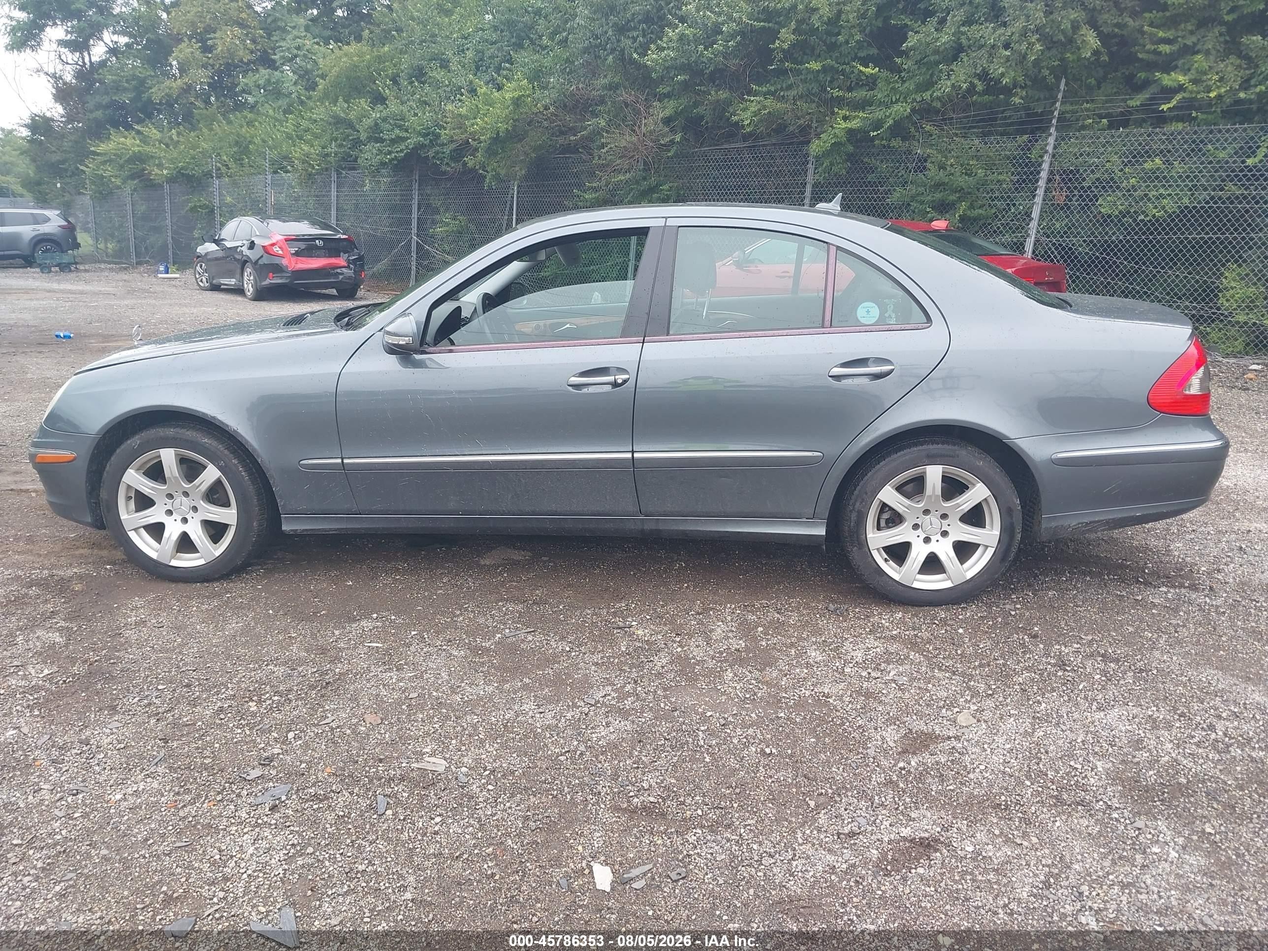 2007 Mercedes-benz E 350 4matic Gray vin: WDBUF87X87B180939
