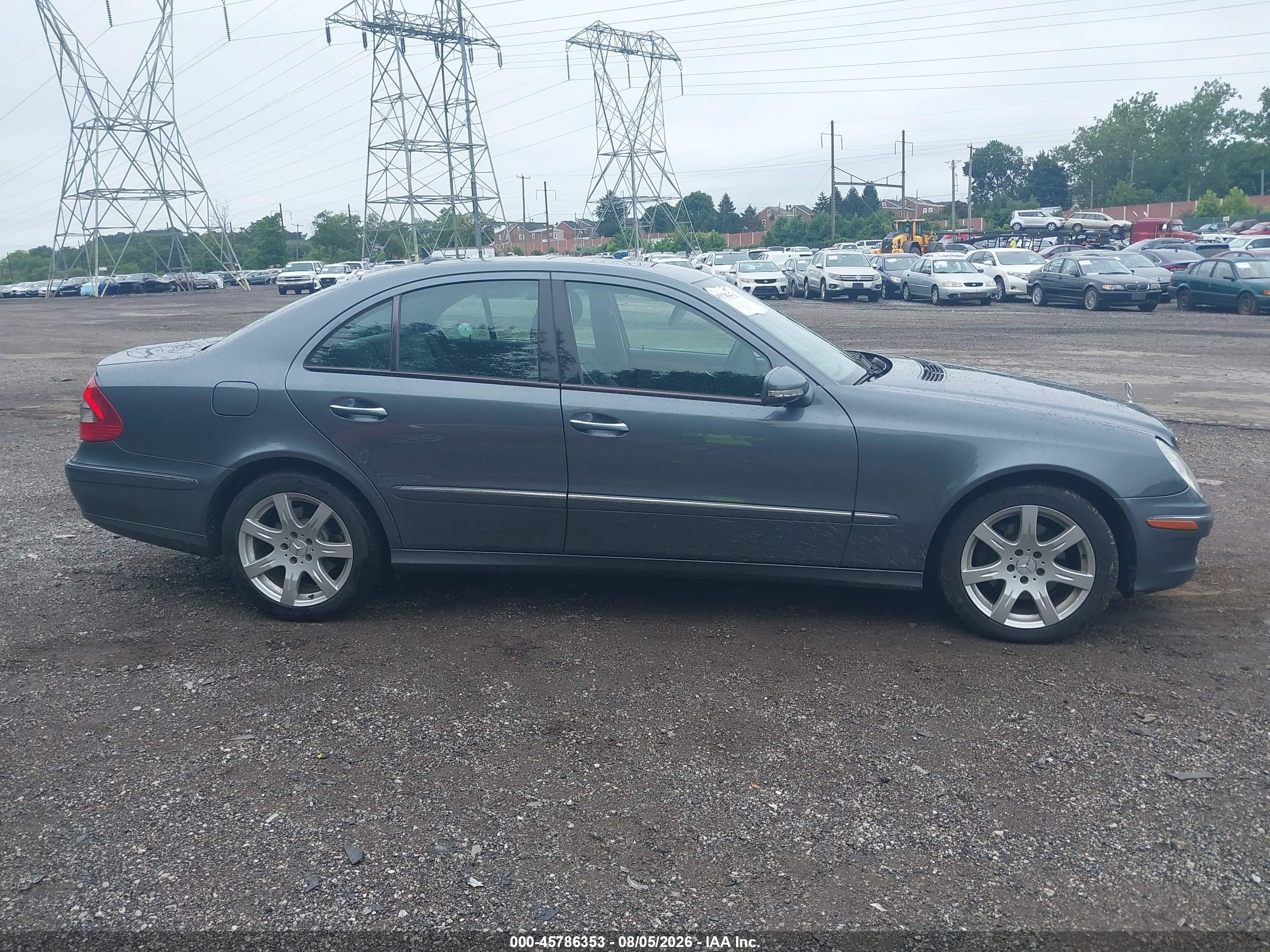 2007 Mercedes-benz E 350 4matic Gray vin: WDBUF87X87B180939