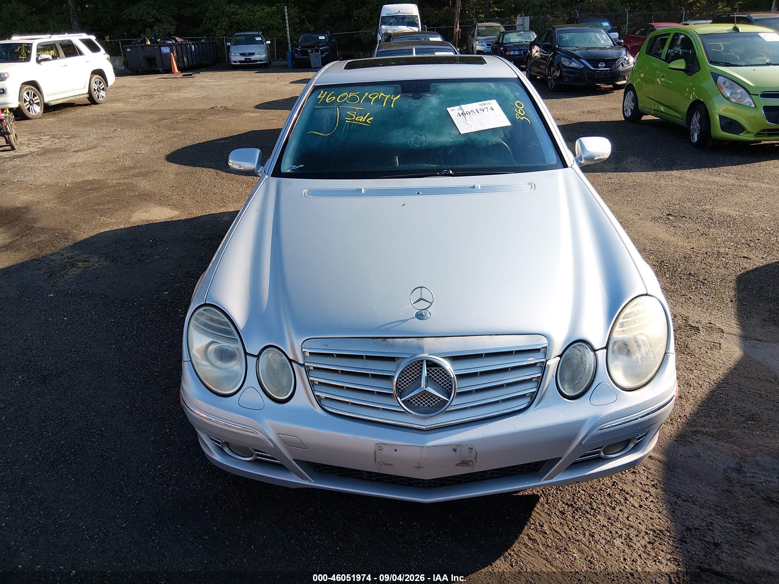 2007 Mercedes-benz E 350 4matic Silver vin: WDBUF87X87X215949